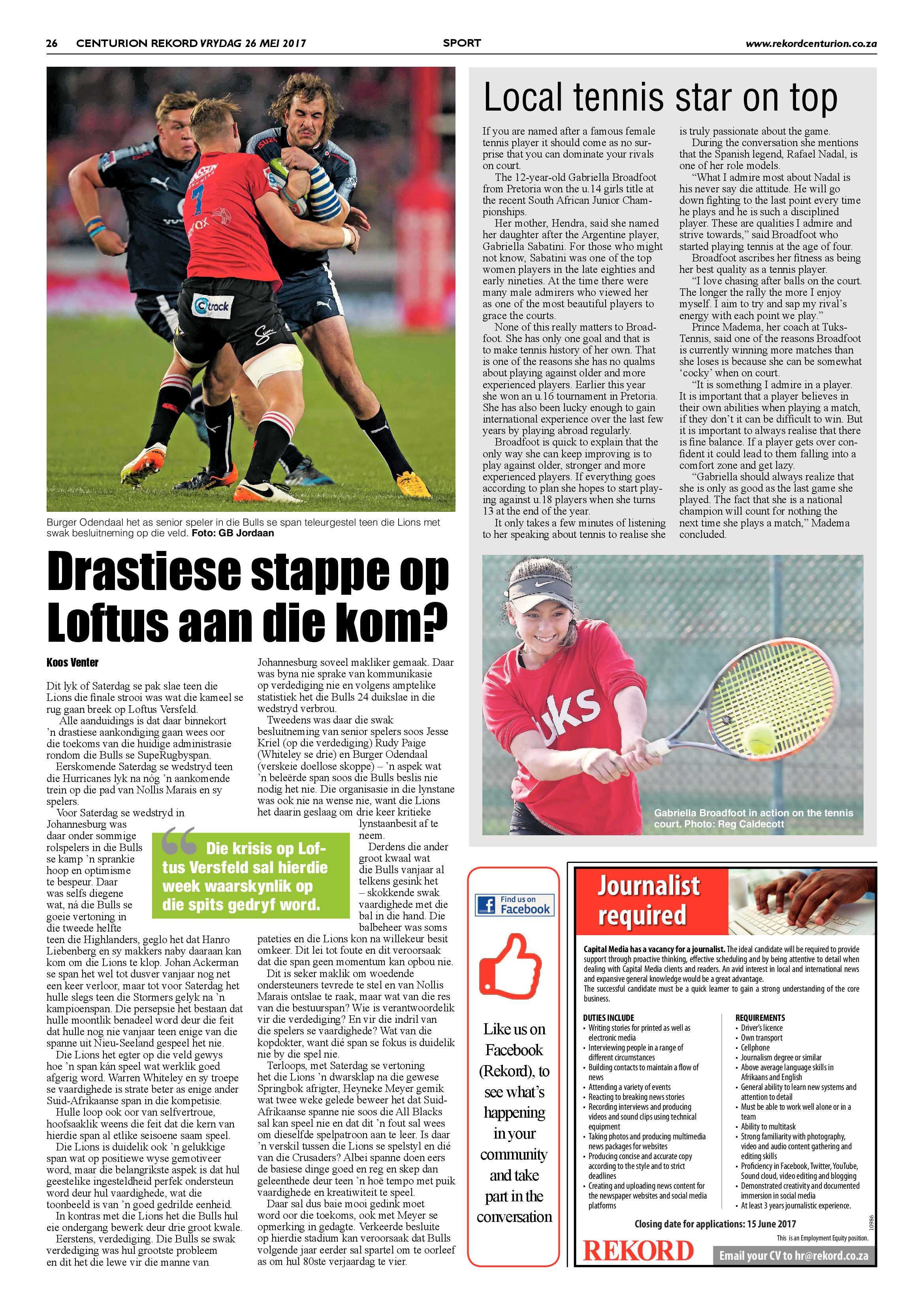 Rekord Centurion 26 May 2017 page 26