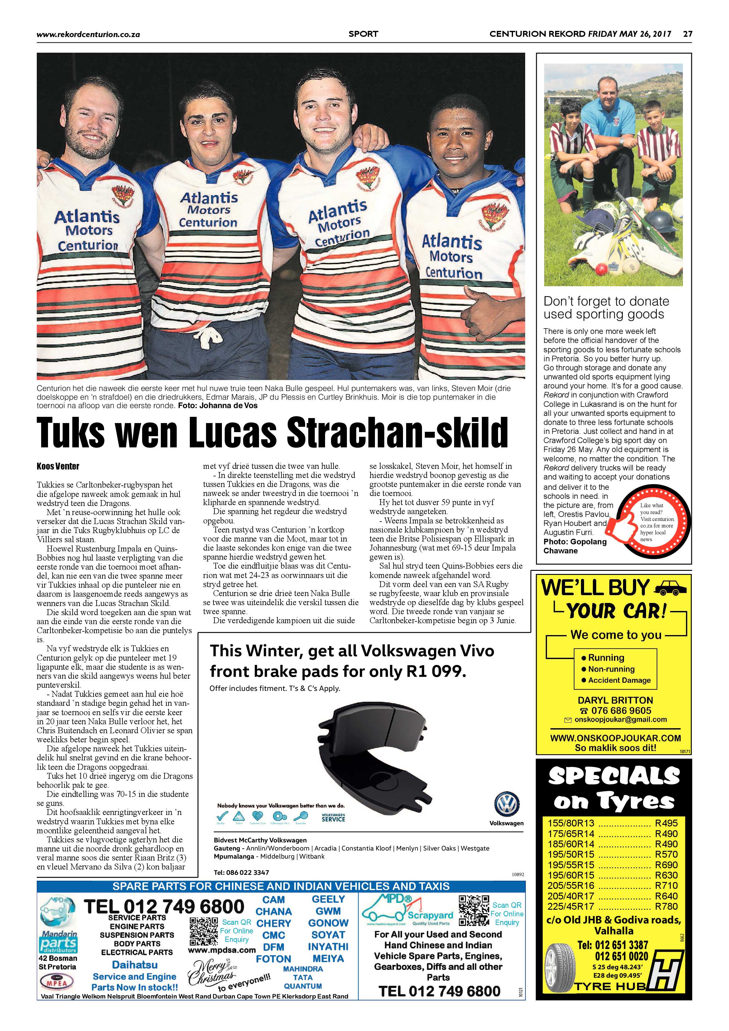 Rekord Centurion 26 May 2017 page 27