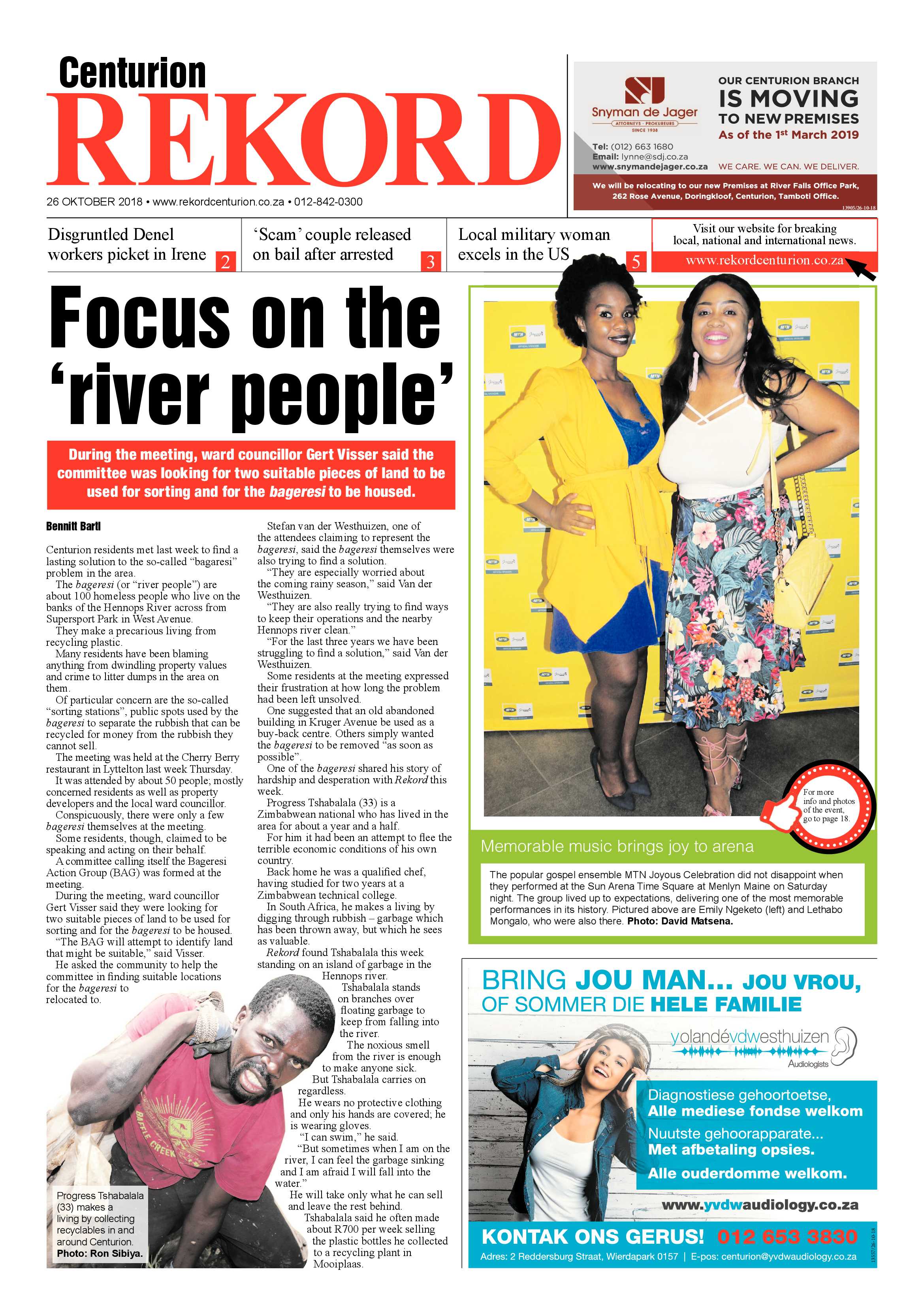 Rekord Centurion 26 October 2018 page 1