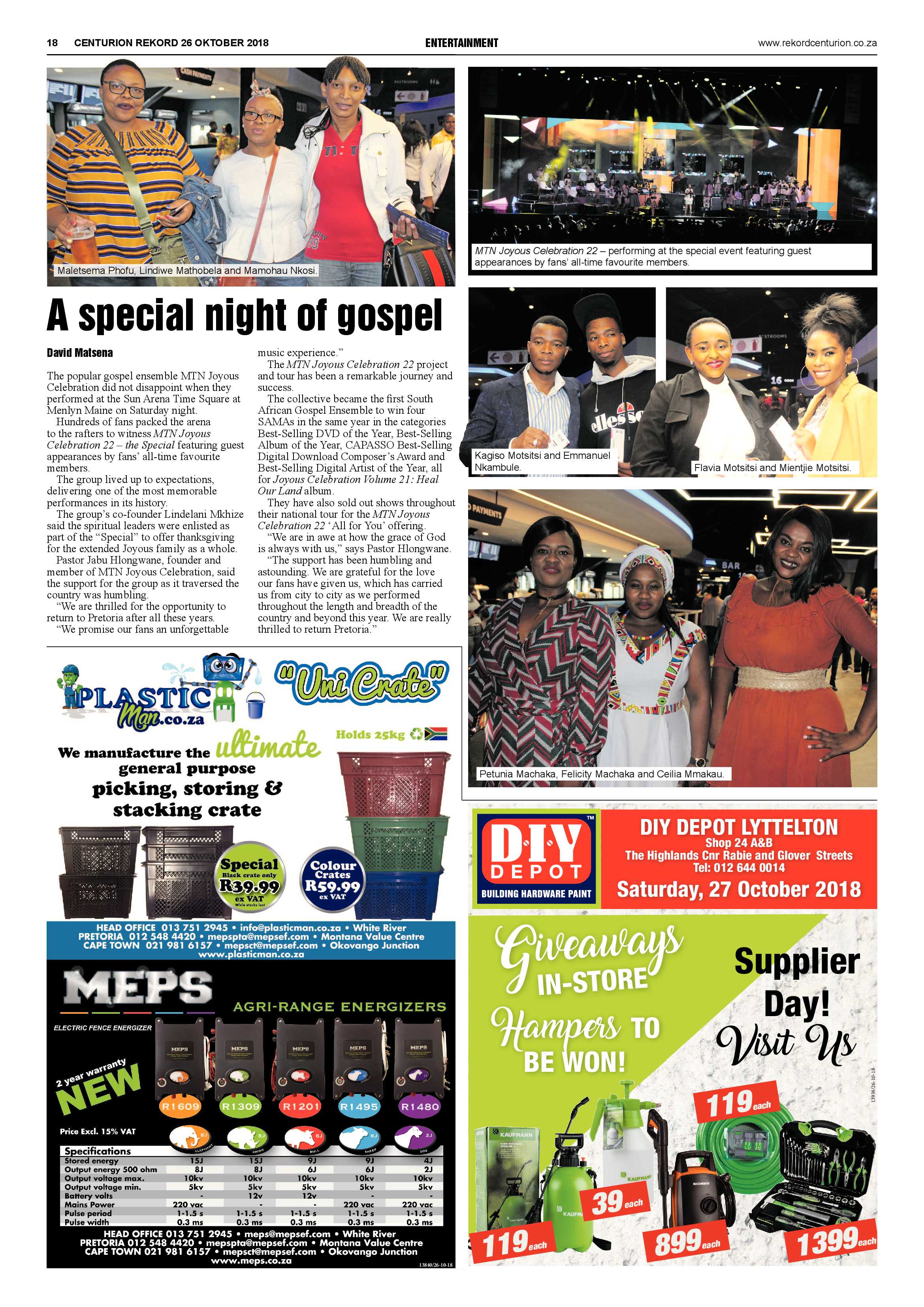 Rekord Centurion 26 October 2018 page 18
