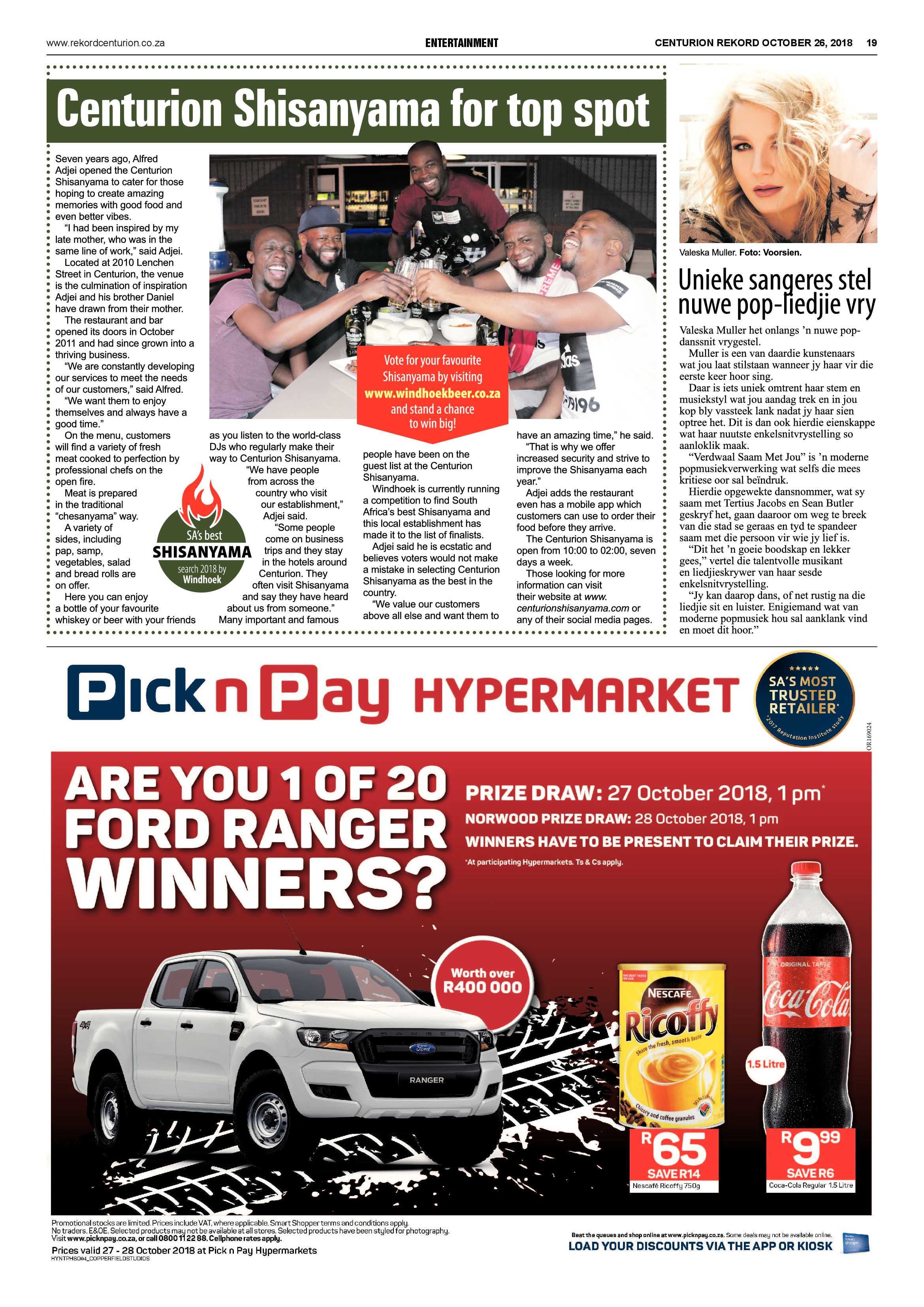 Rekord Centurion 26 October 2018 page 19
