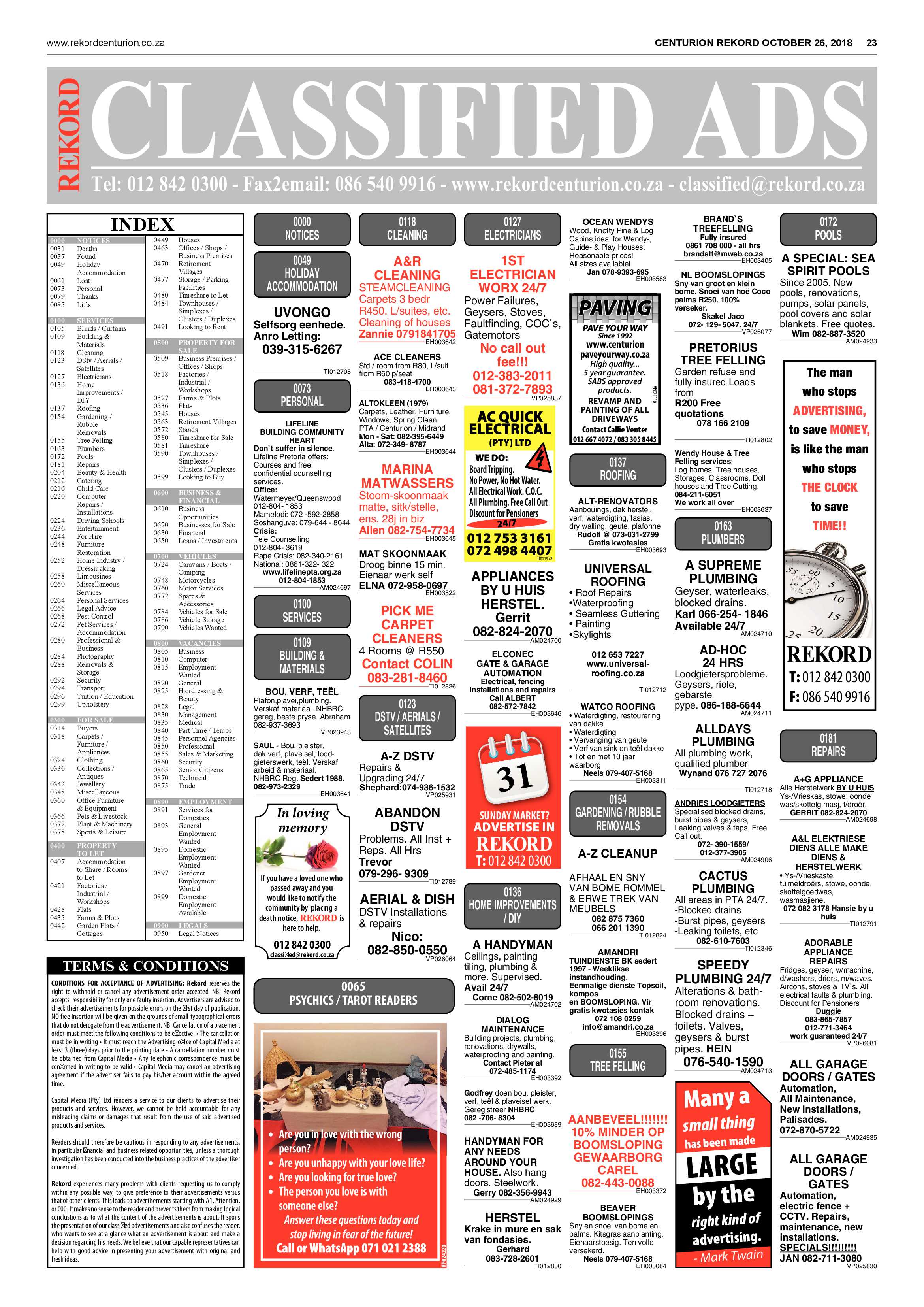 Rekord Centurion 26 October 2018 page 23
