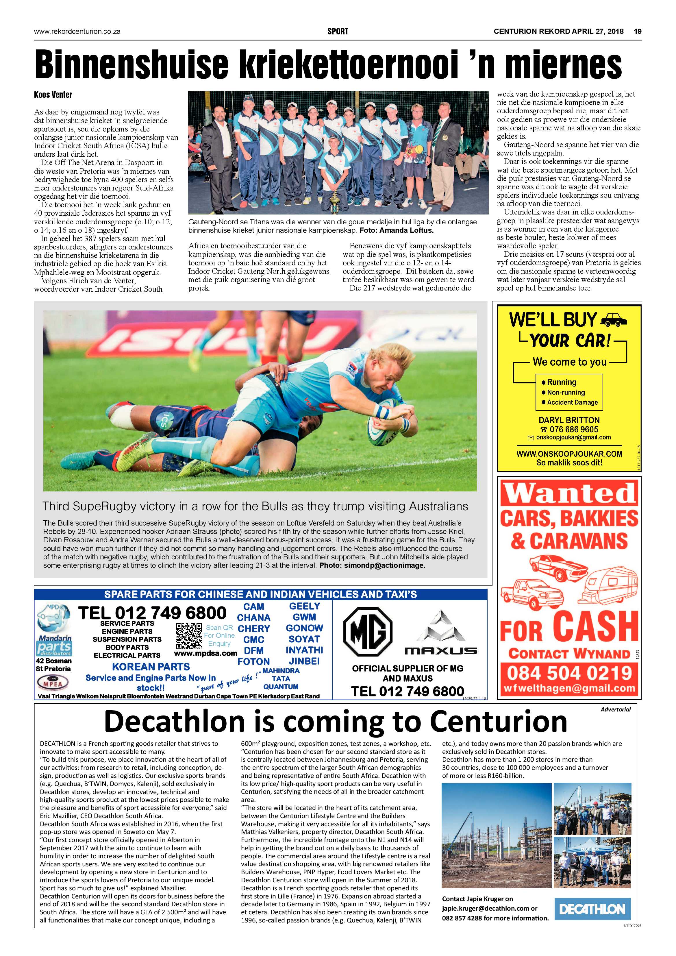 Rekord Centurion 27 April 2018 page 19