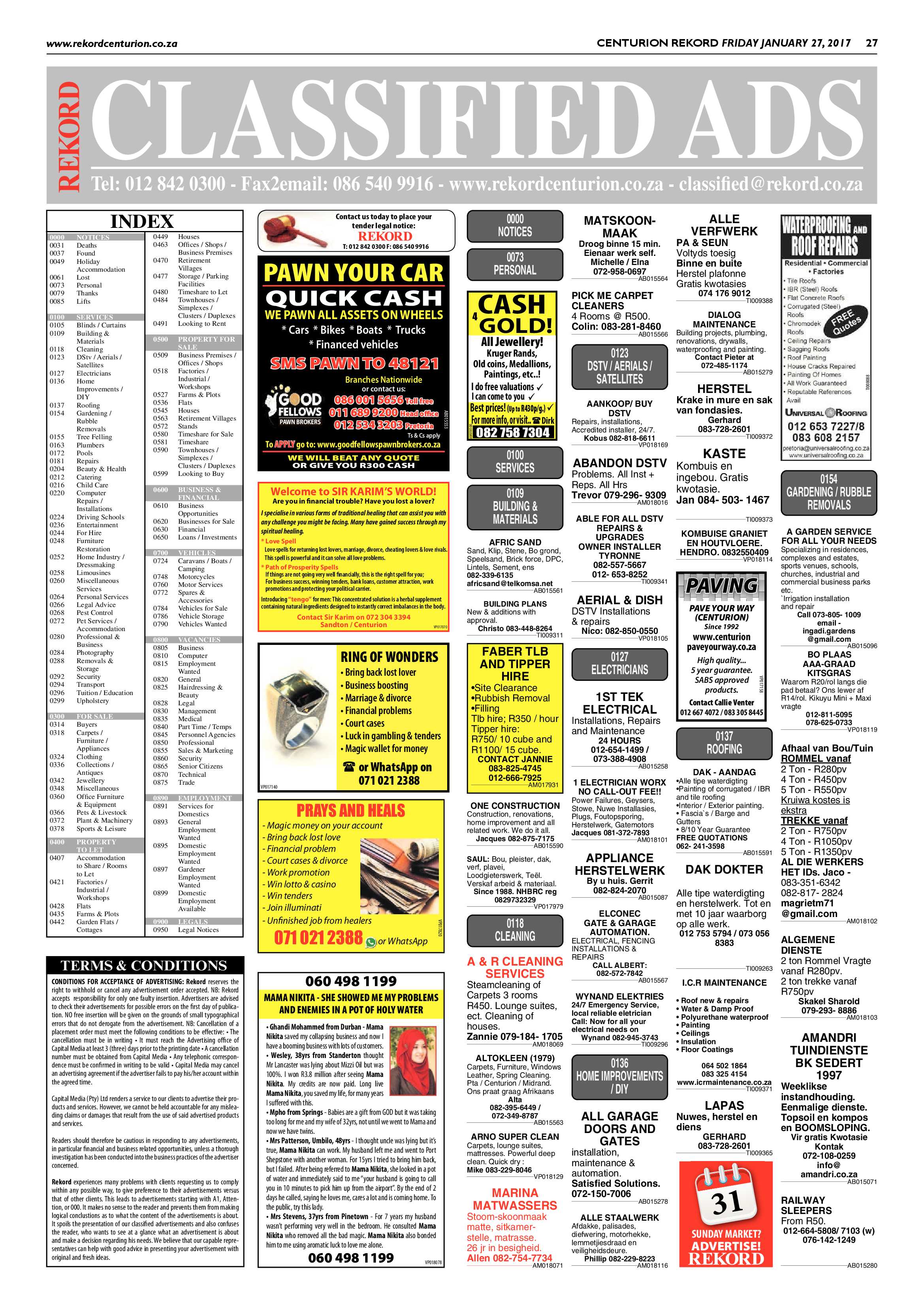 Rekord Centurion 27 January 2017 page 27