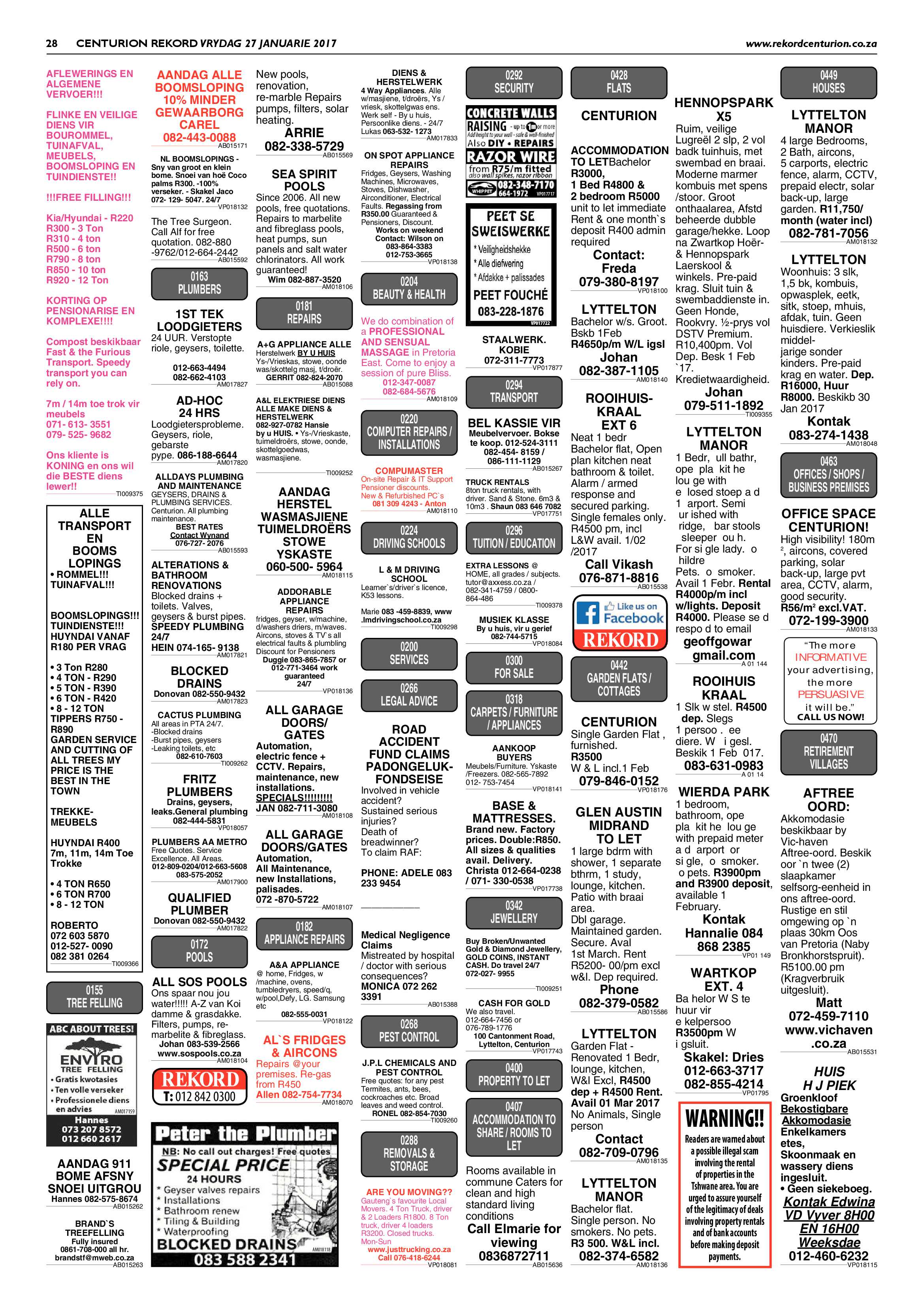 Rekord Centurion 27 January 2017 page 28
