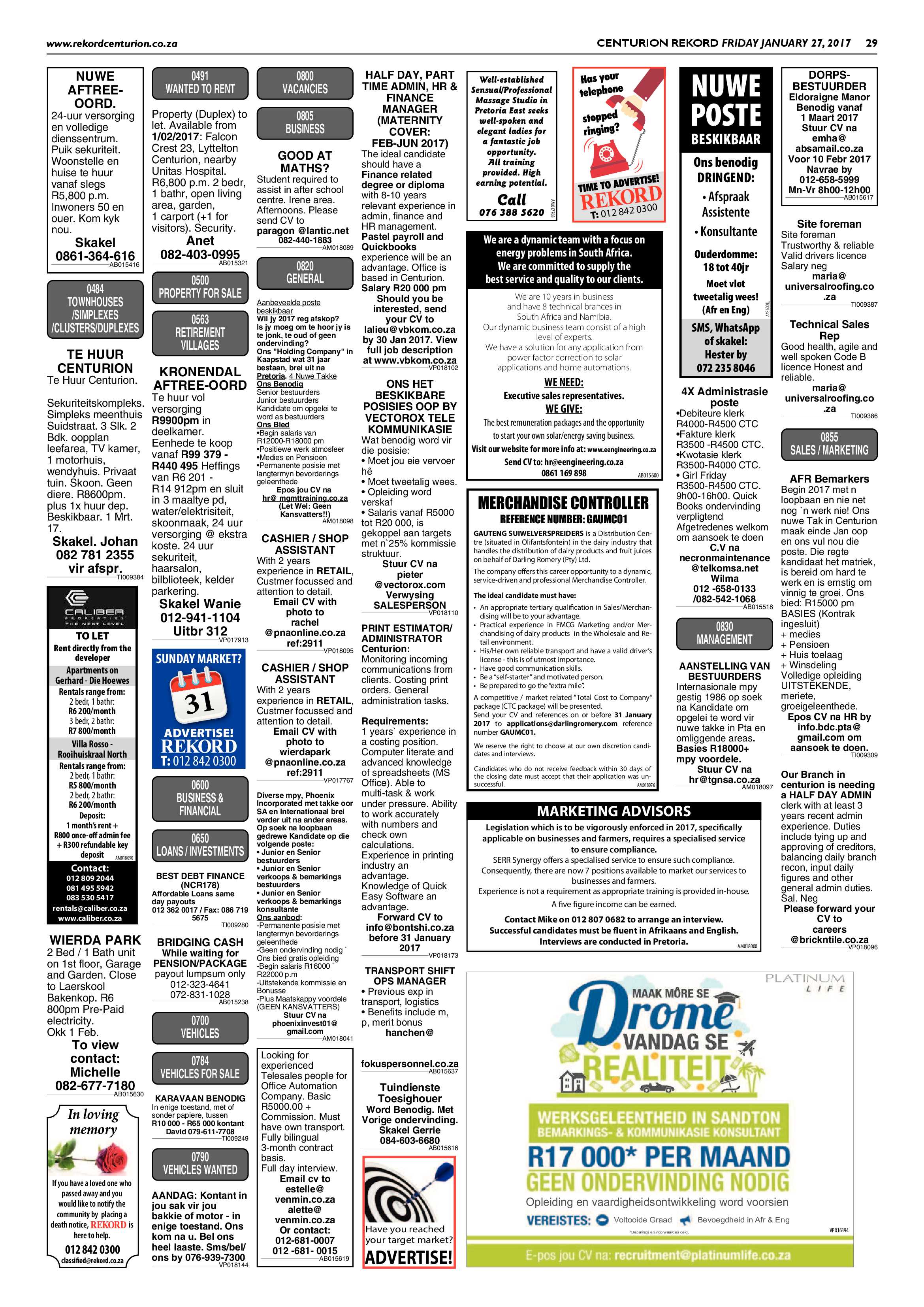 Rekord Centurion 27 January 2017 page 29