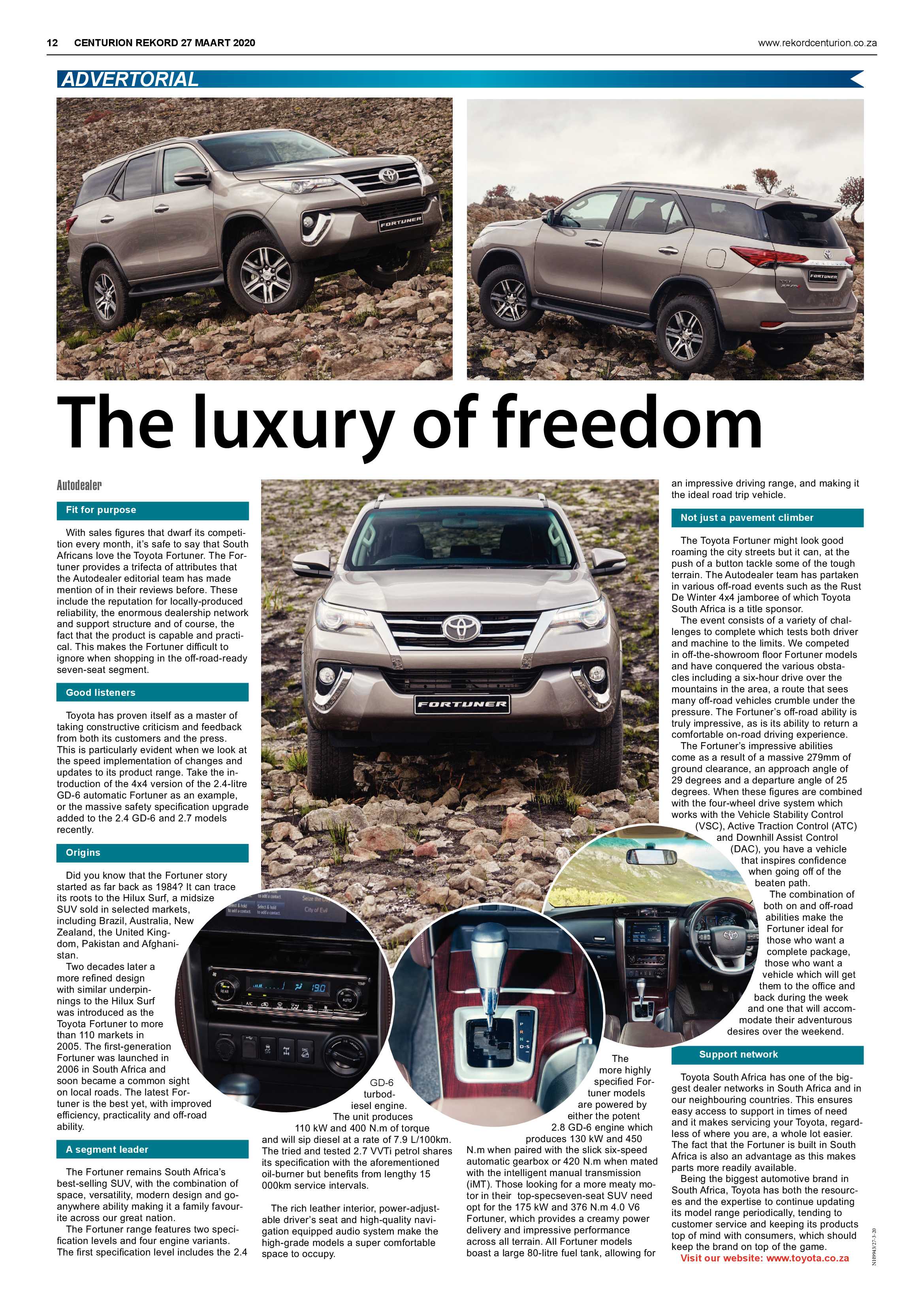 Rekord Centurion 27 March 2020 page 12