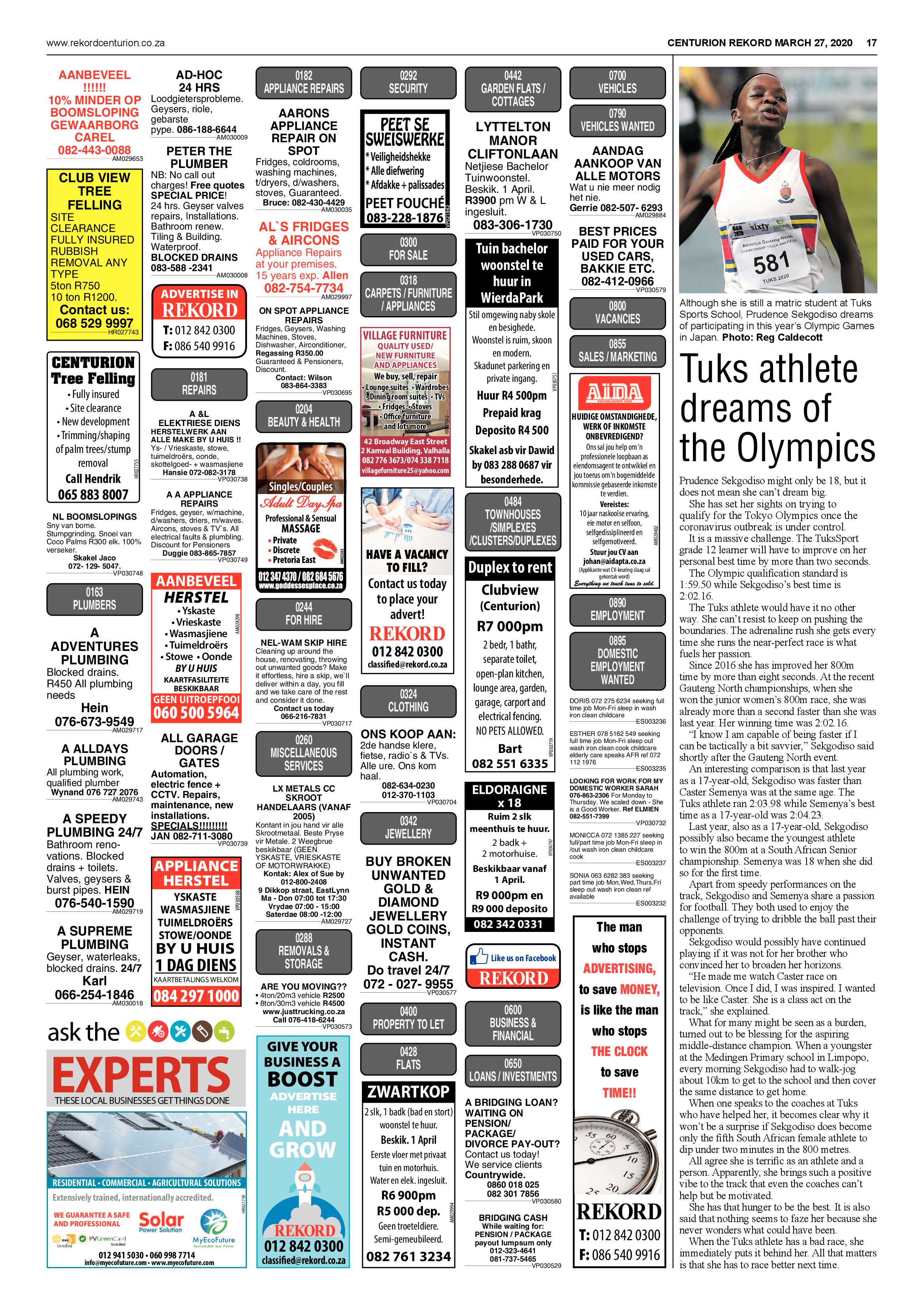 Rekord Centurion 27 March 2020 page 17