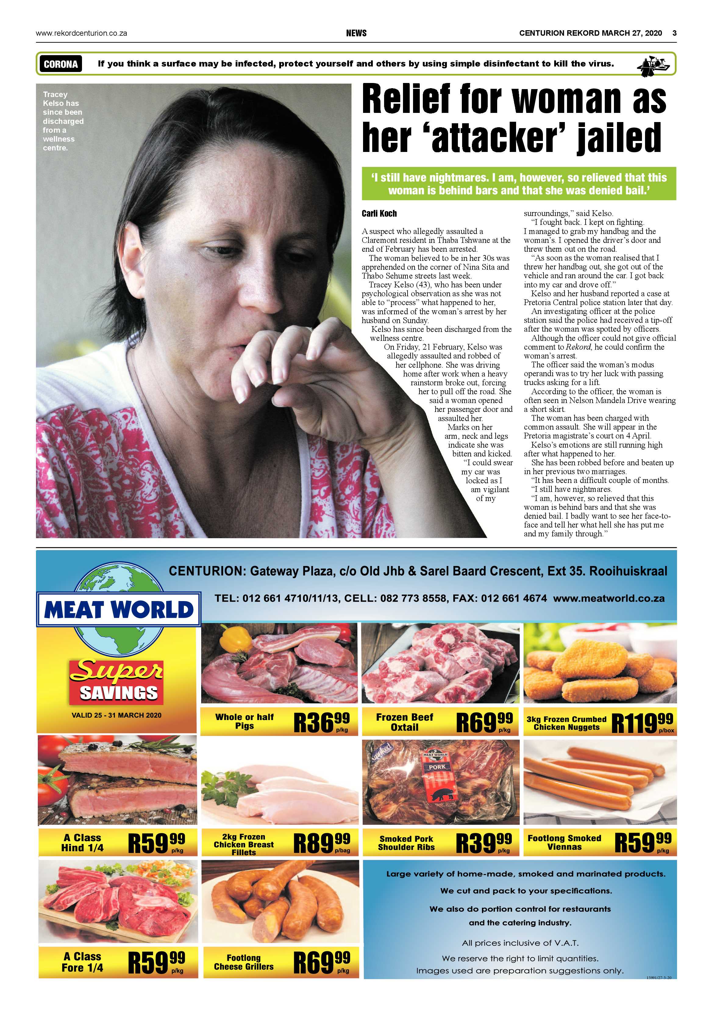 Rekord Centurion 27 March 2020 page 3