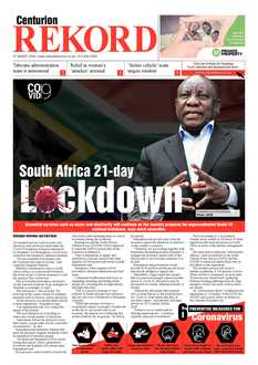 Rekord Centurion 27 March 2020