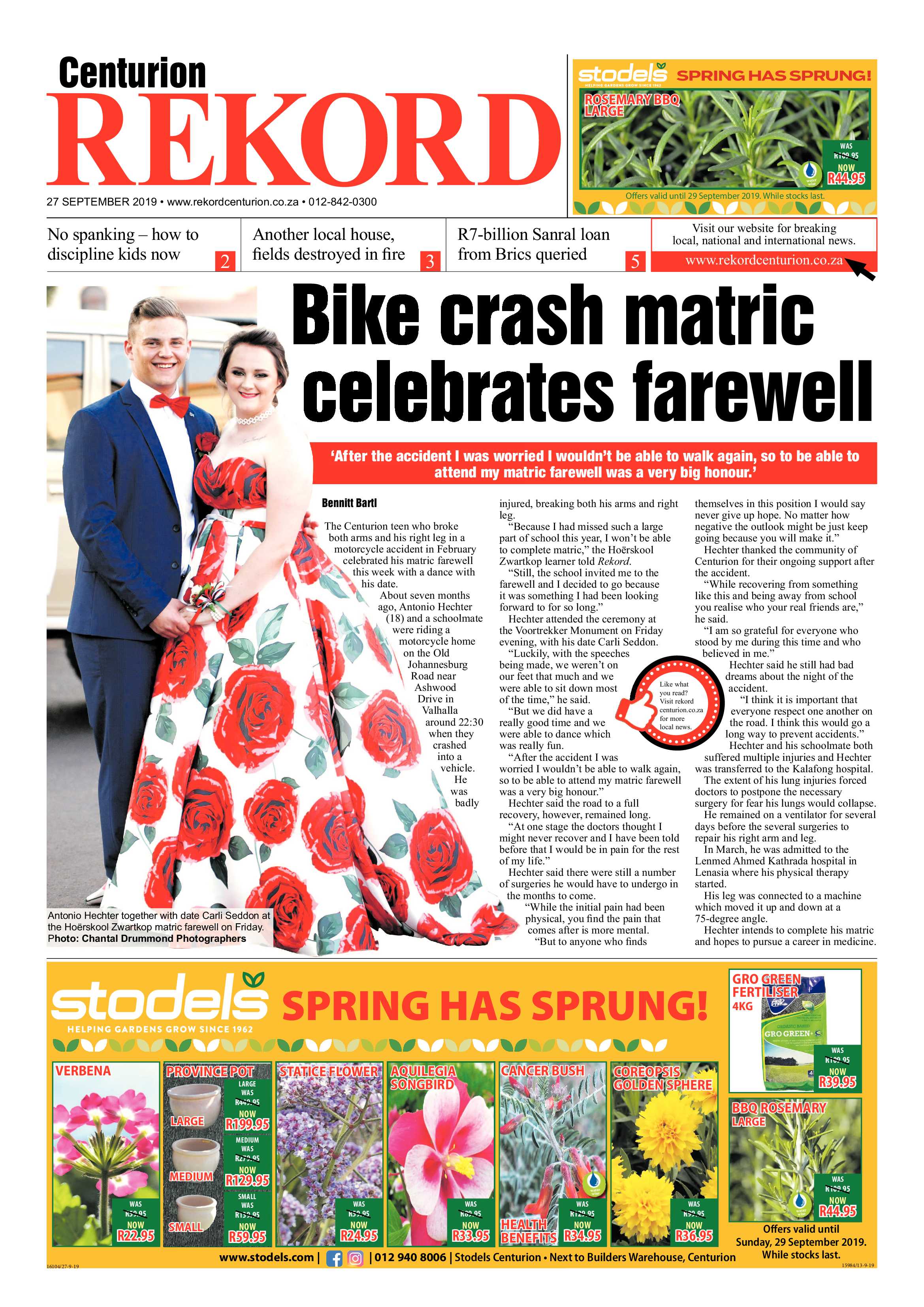 Rekord Centurion 27 September 2019 page 1