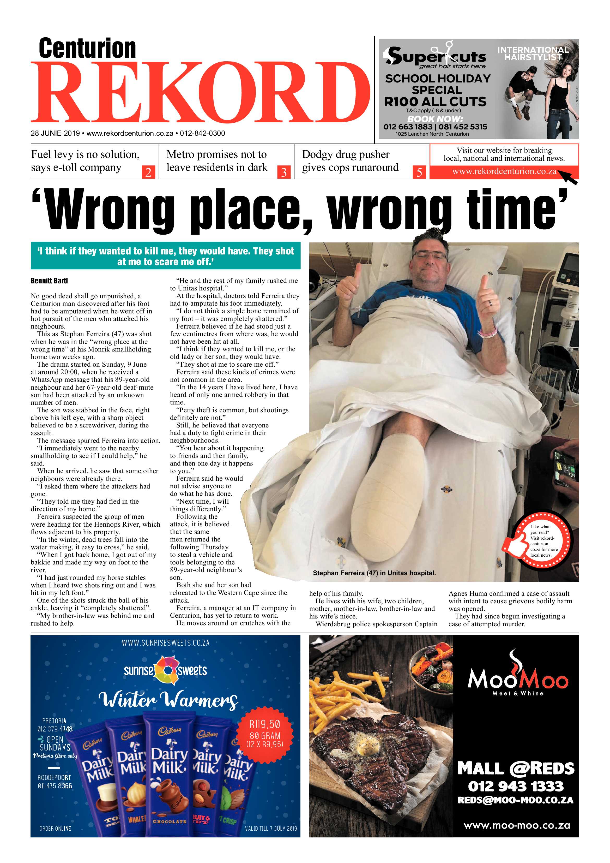 Rekord Centurion 28 June 2019 page 1