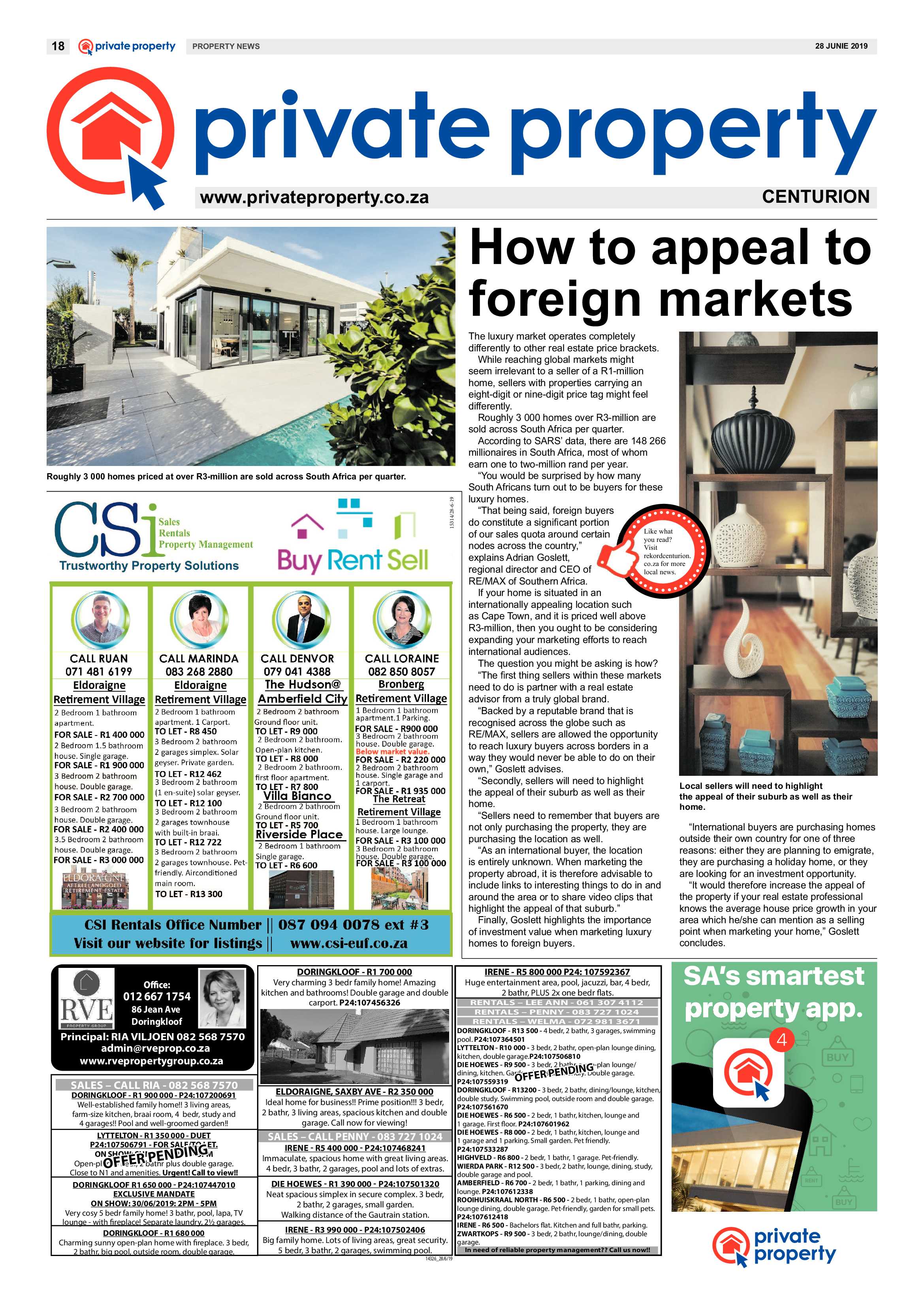 Rekord Centurion 28 June 2019 page 18