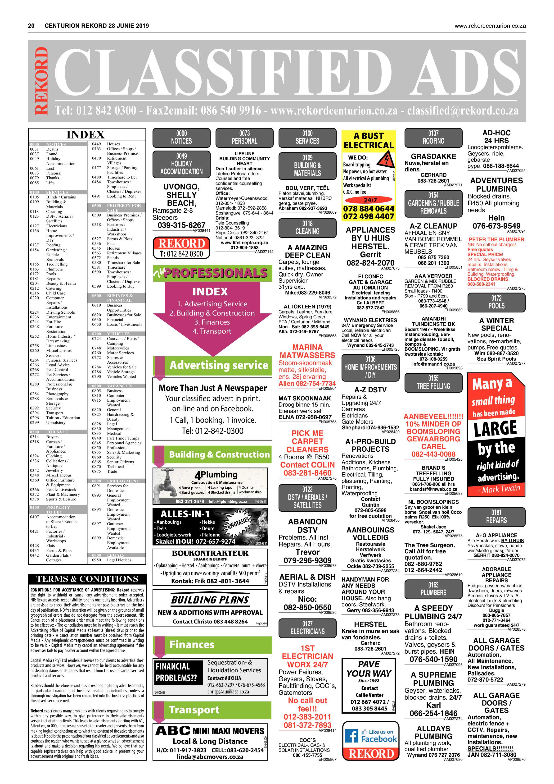 Rekord Centurion 28 June 2019 page 20