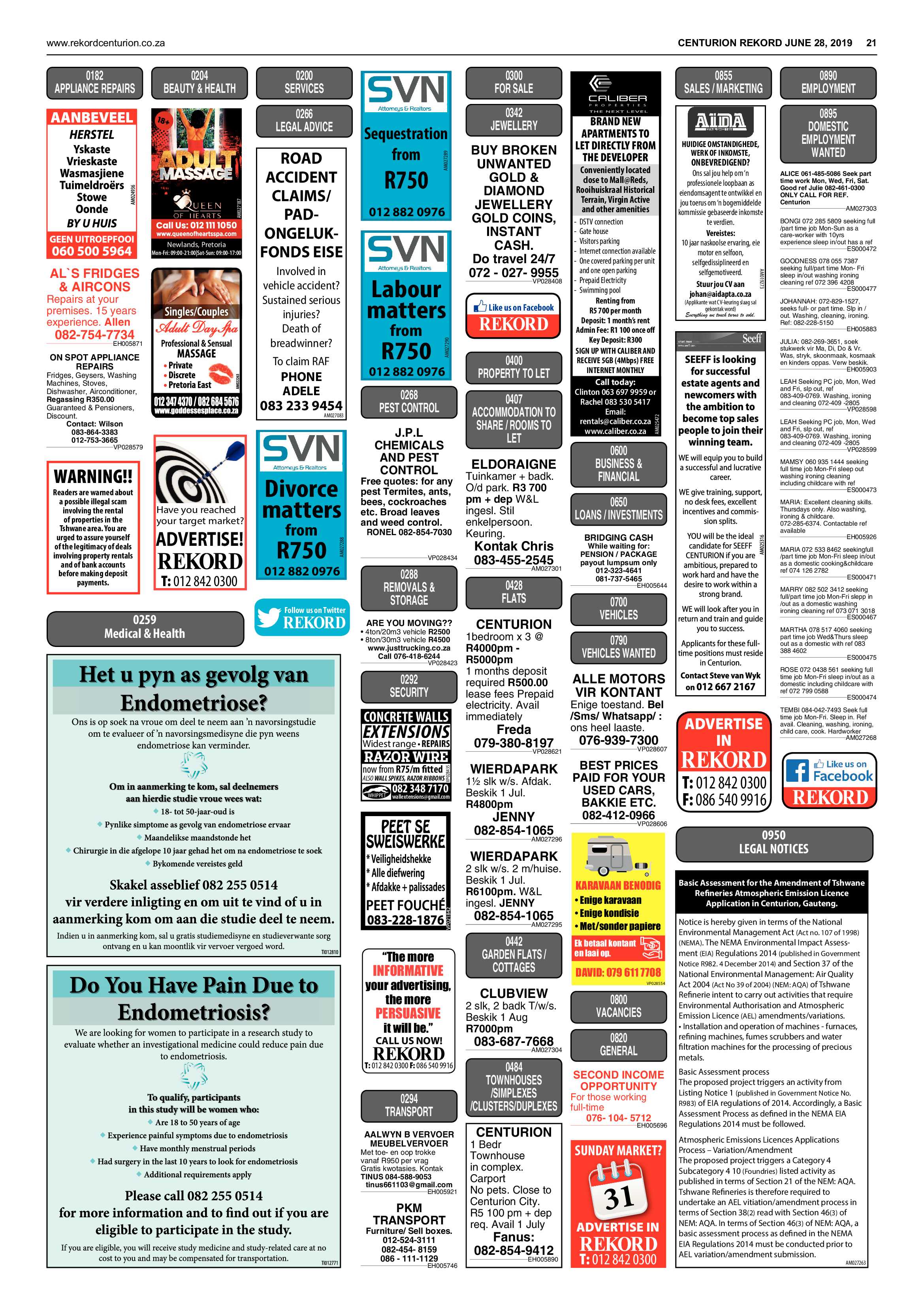 Rekord Centurion 28 June 2019 page 21