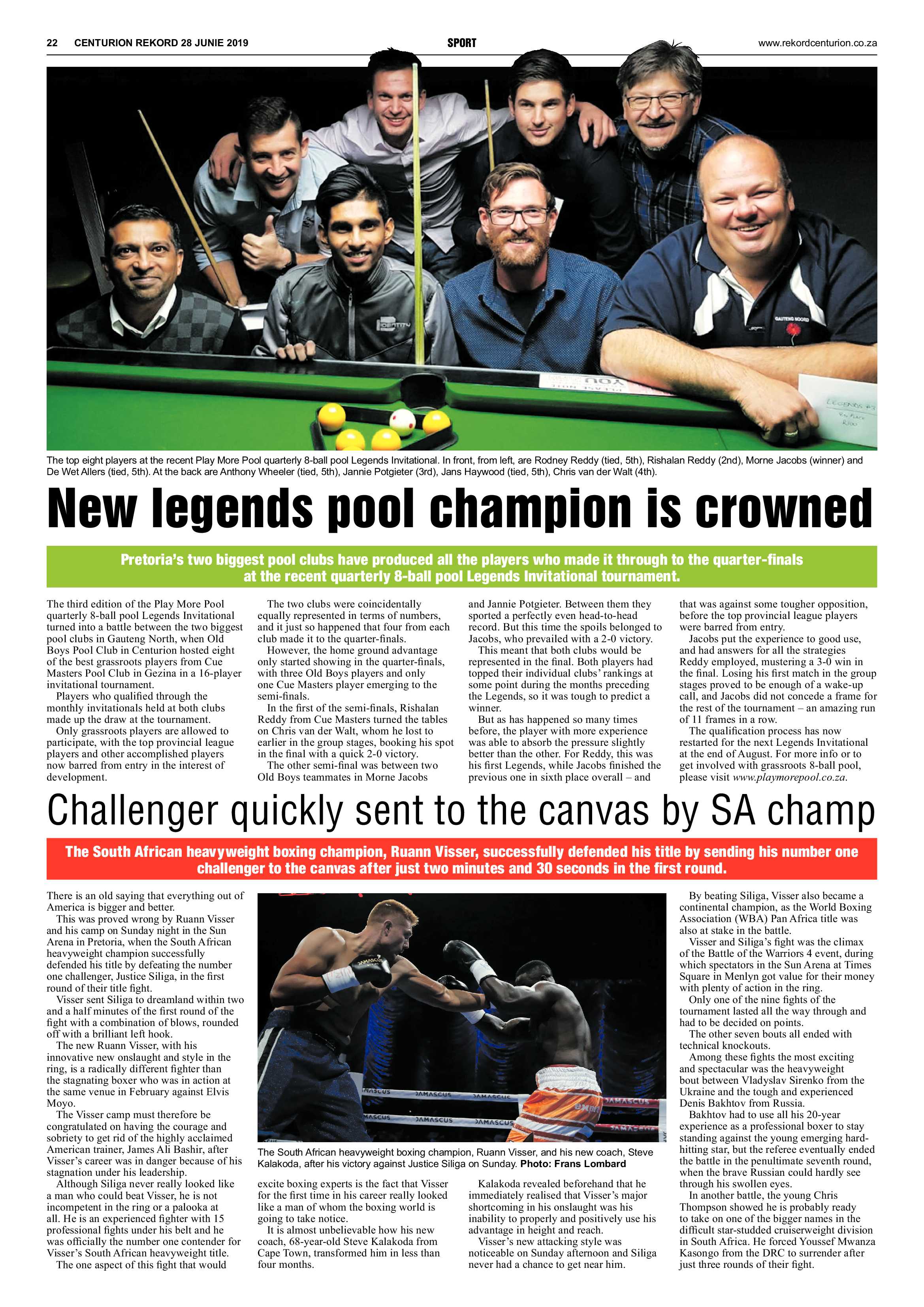 Rekord Centurion 28 June 2019 page 22