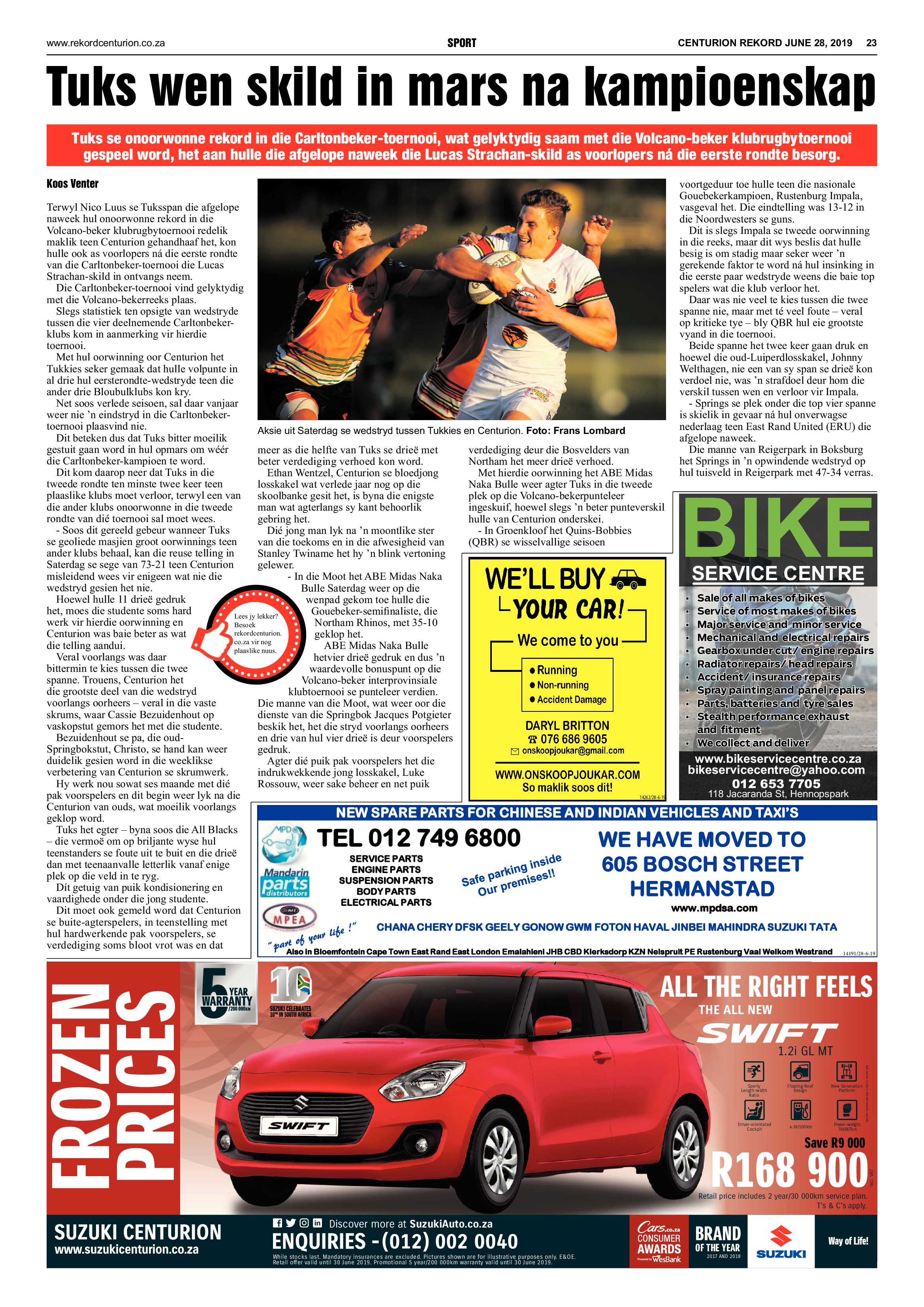 Rekord Centurion 28 June 2019 page 23