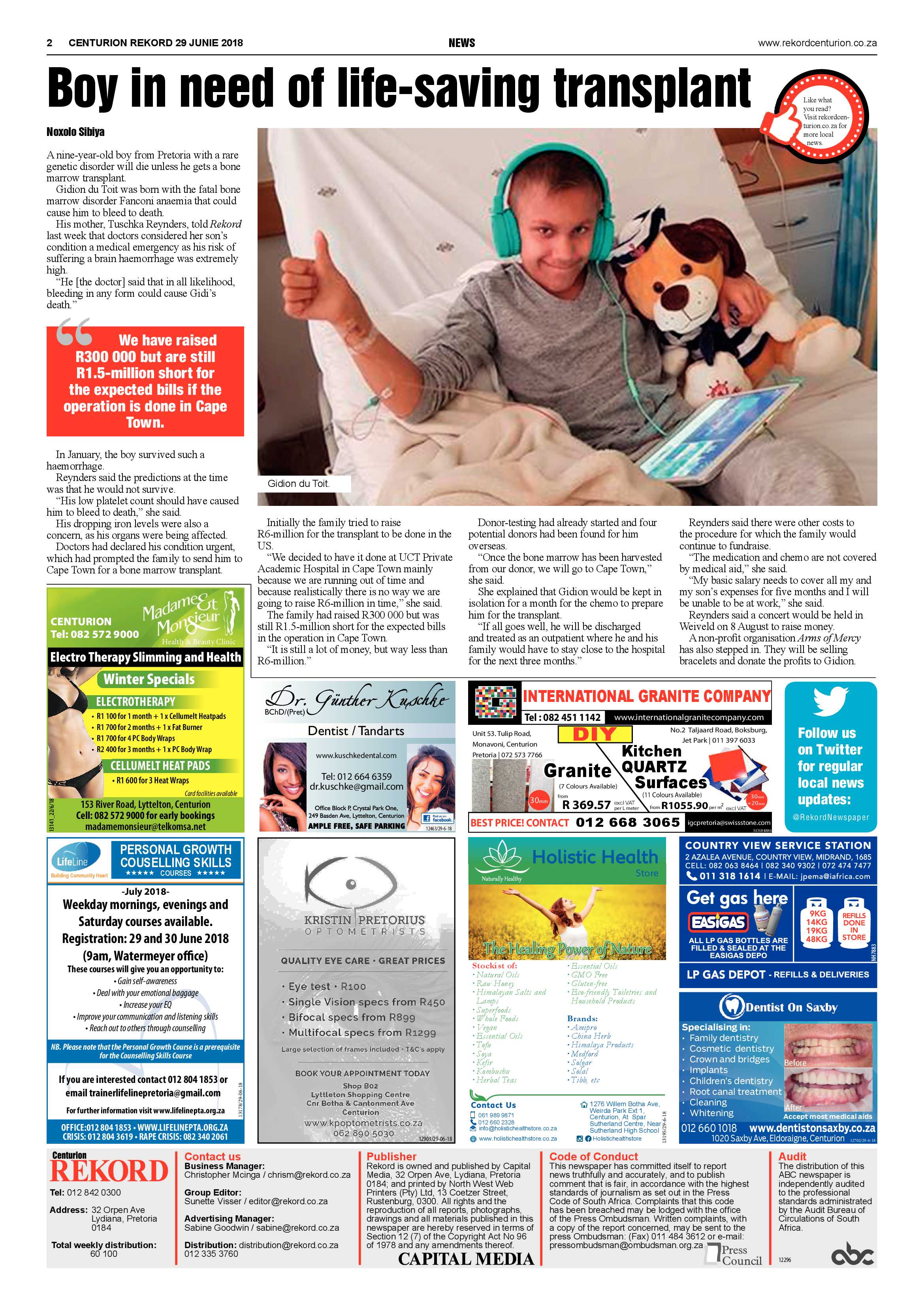 Rekord Centurion 29 June 2018 page 2