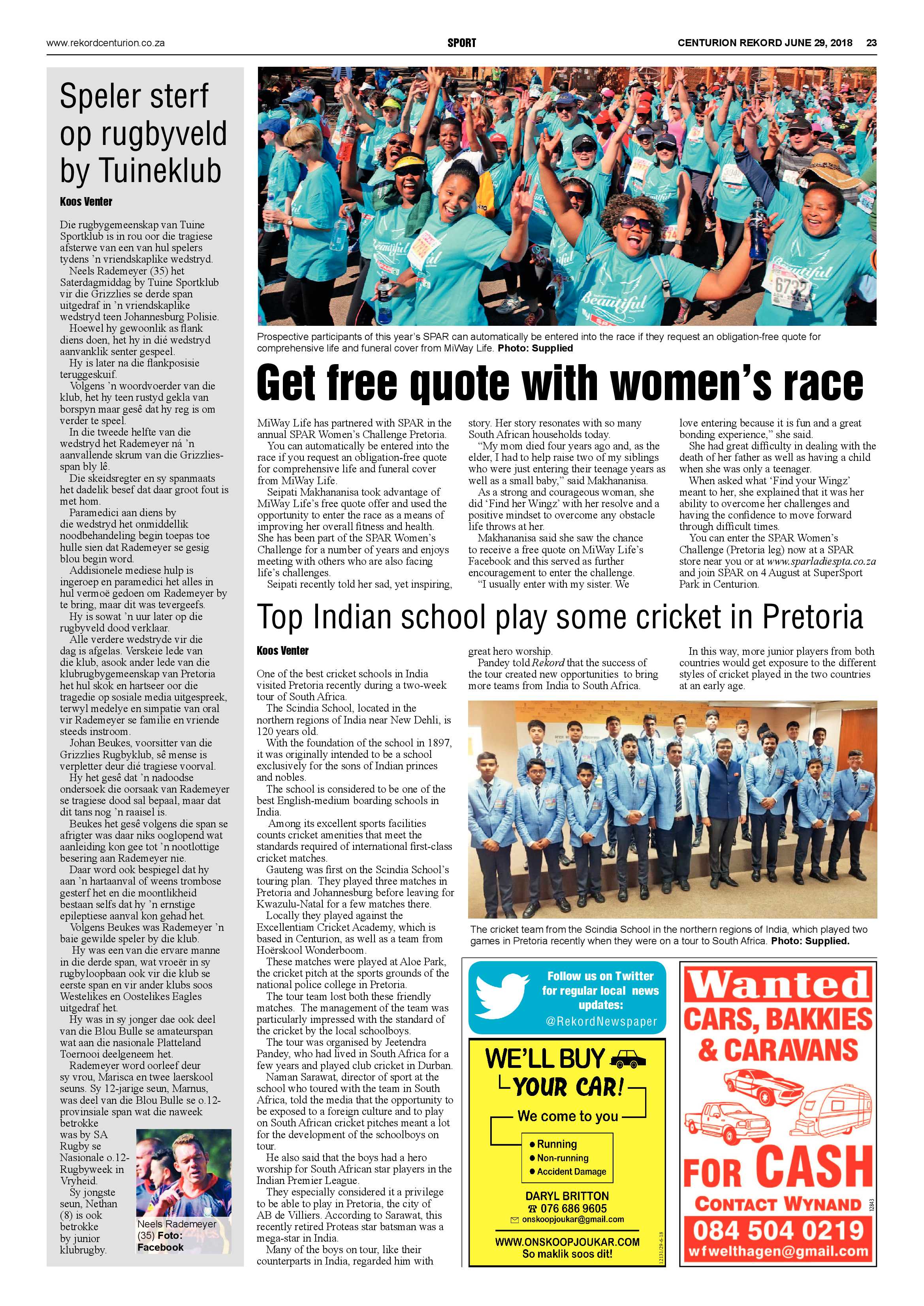 Rekord Centurion 29 June 2018 page 23