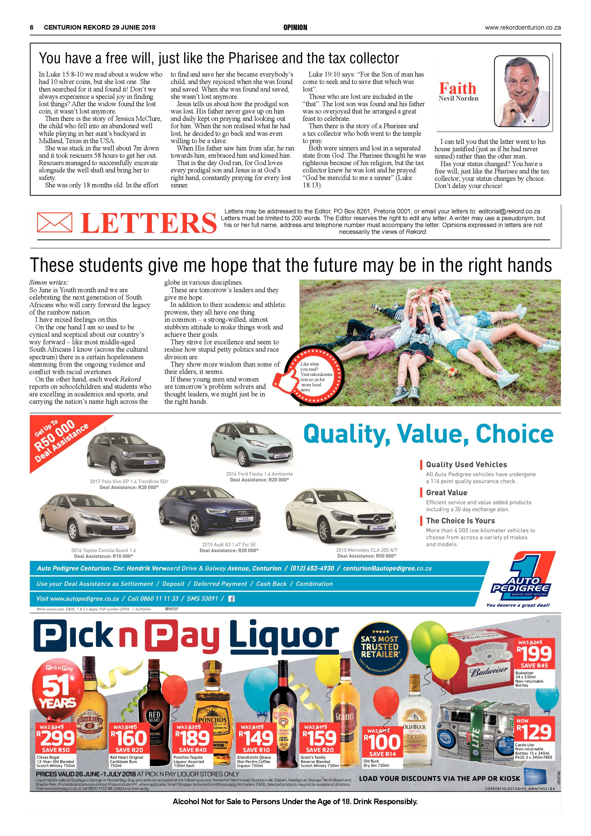 Rekord Centurion 29 June 2018 page 6