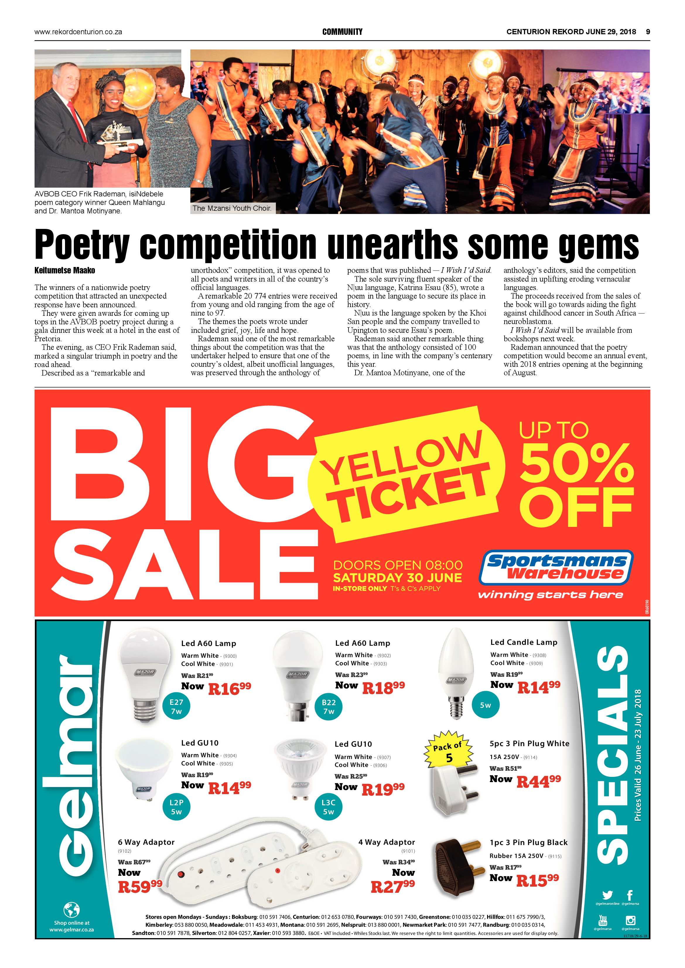 Rekord Centurion 29 June 2018 page 9