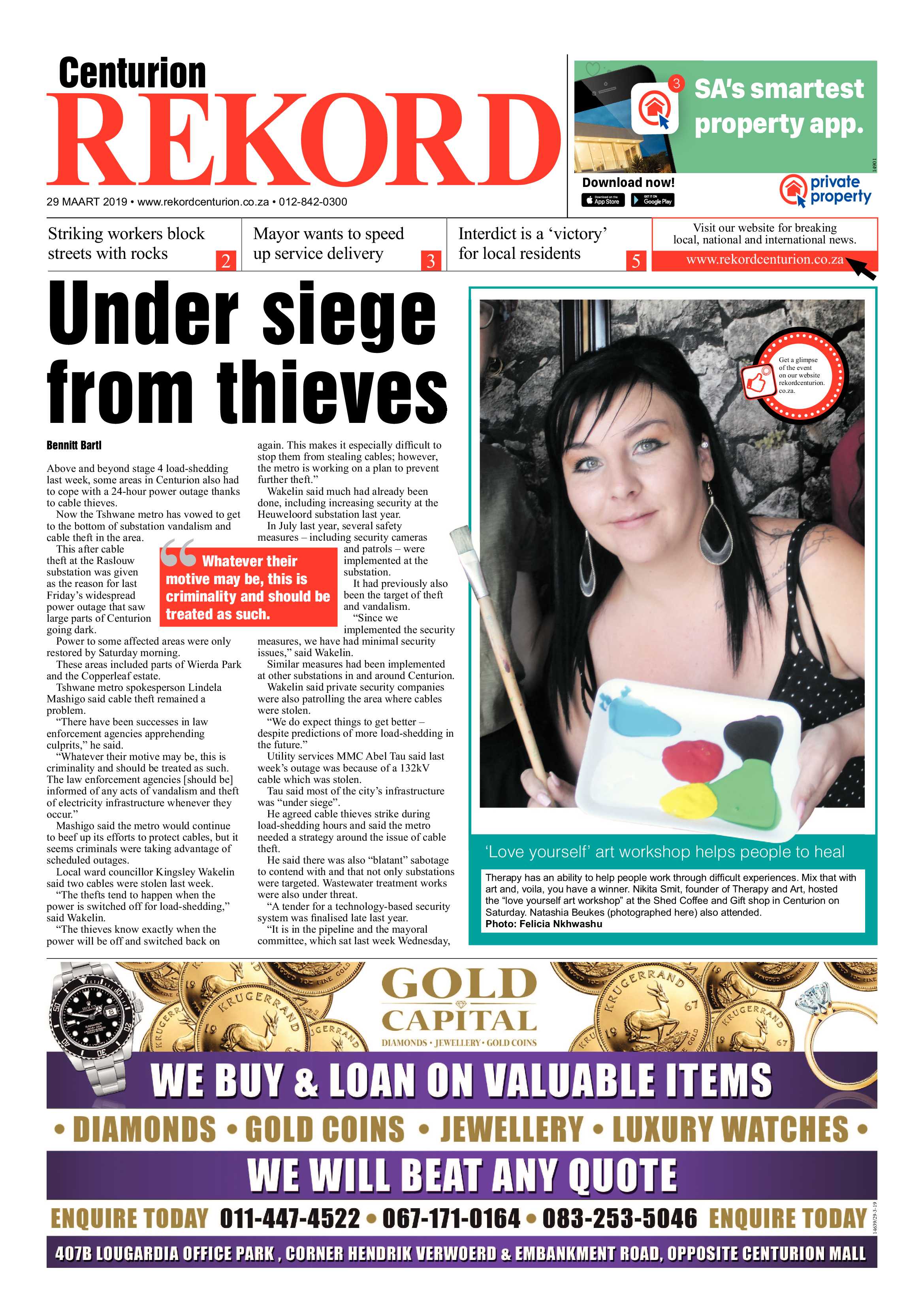Rekord Centurion 29 March 2019 page 1