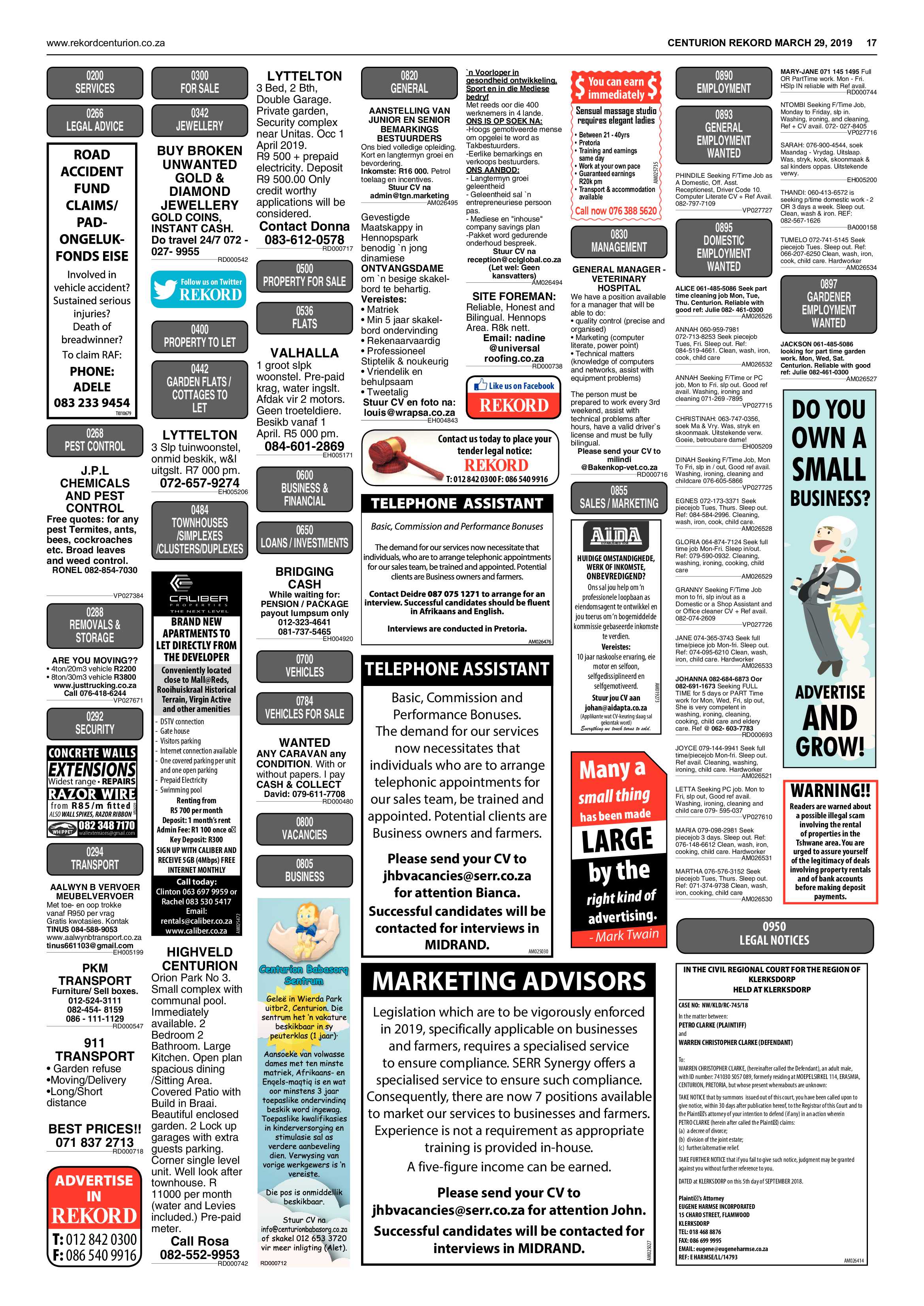 Rekord Centurion 29 March 2019 page 17