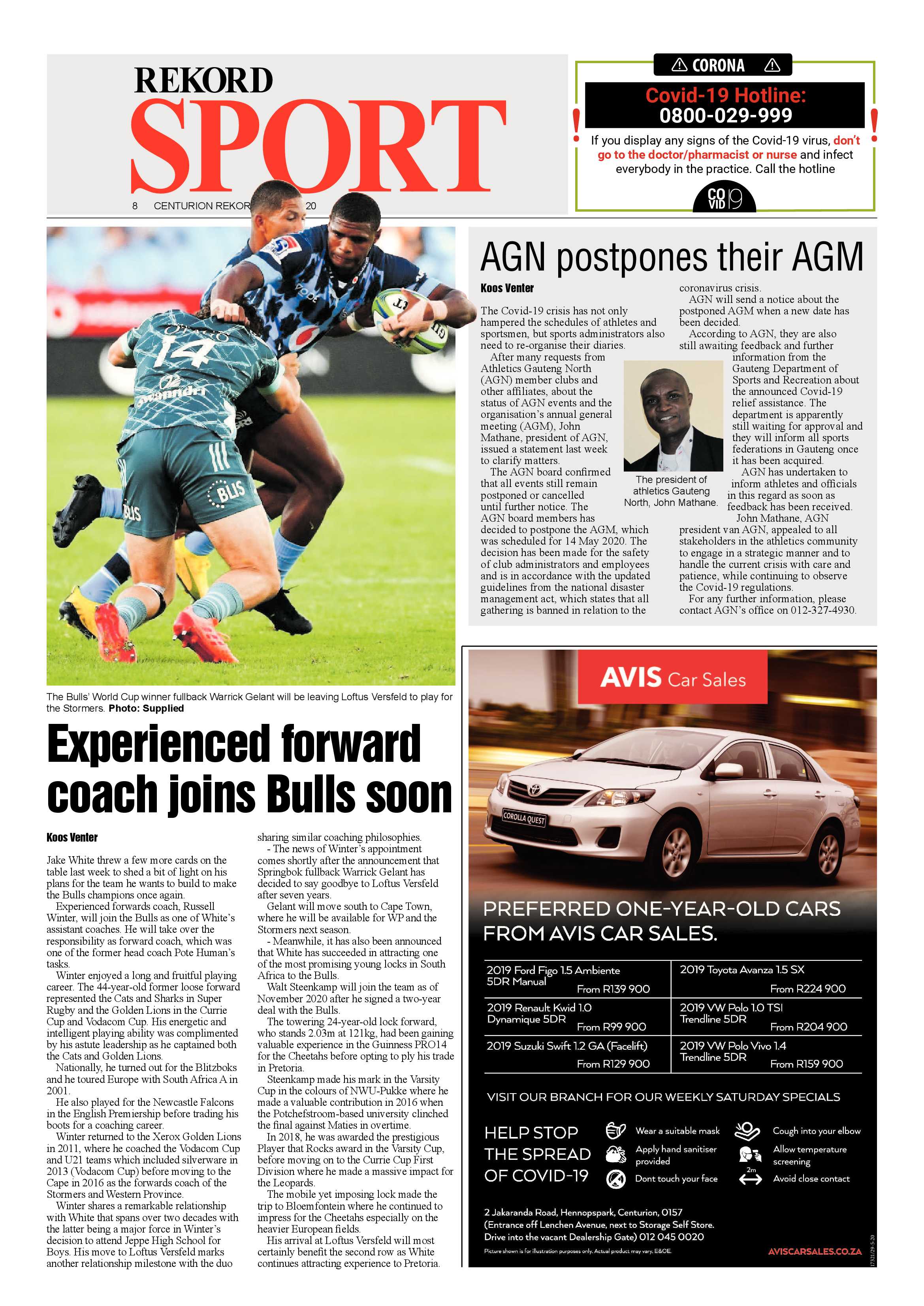 Rekord Centurion 29 May 2020 page 8