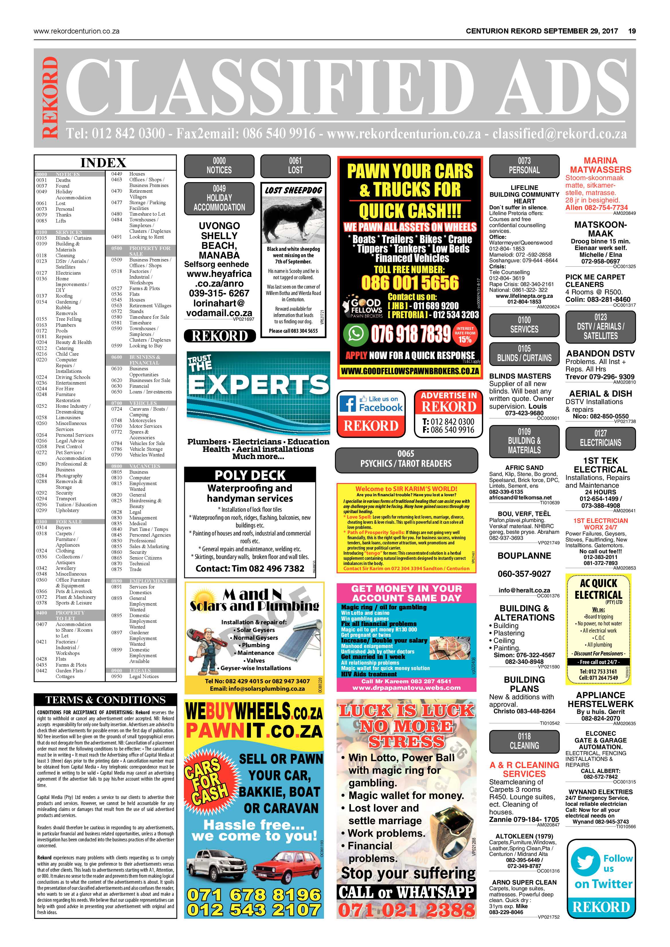 Rekord Centurion 29 September 2017 page 19