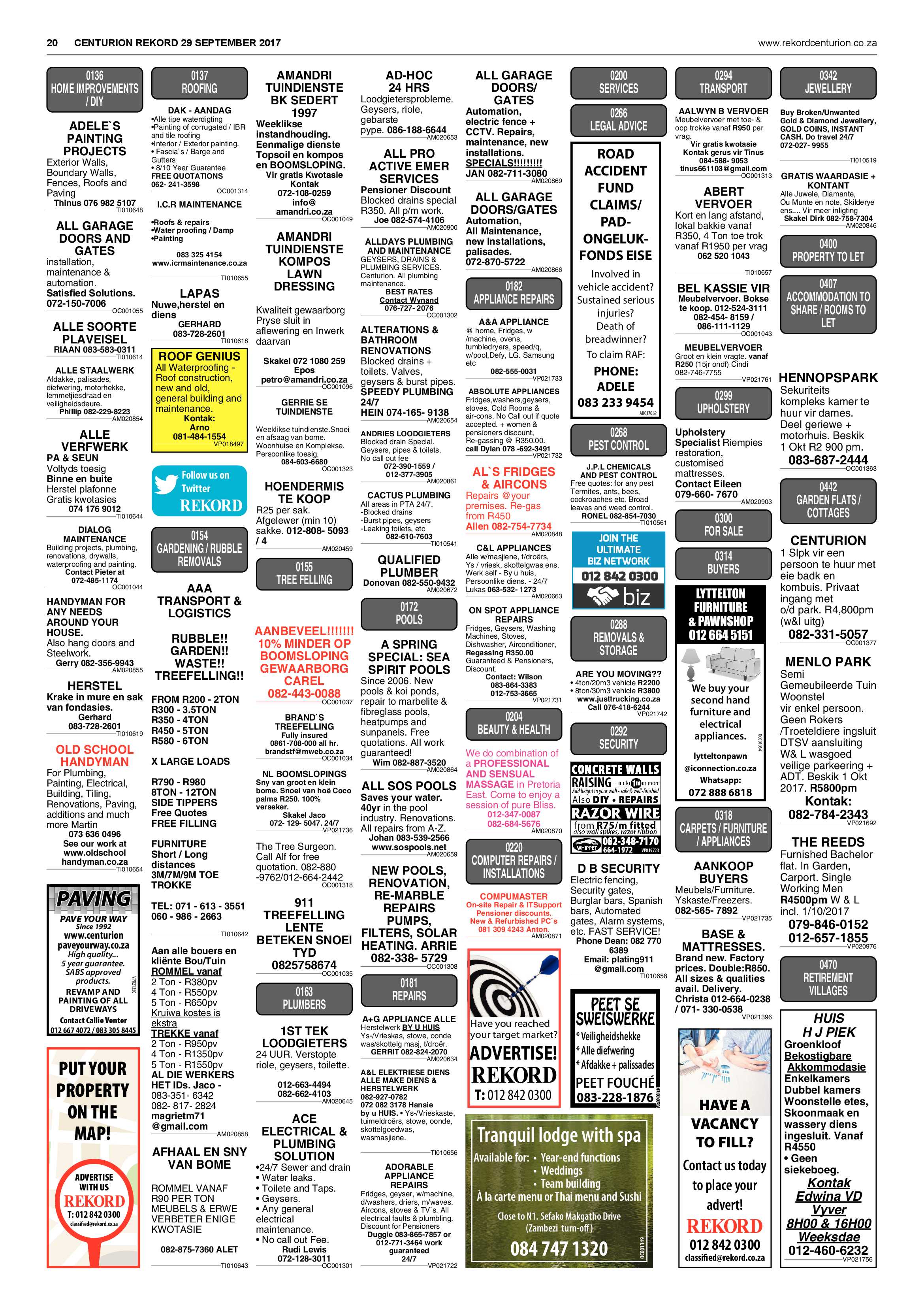 Rekord Centurion 29 September 2017 page 20