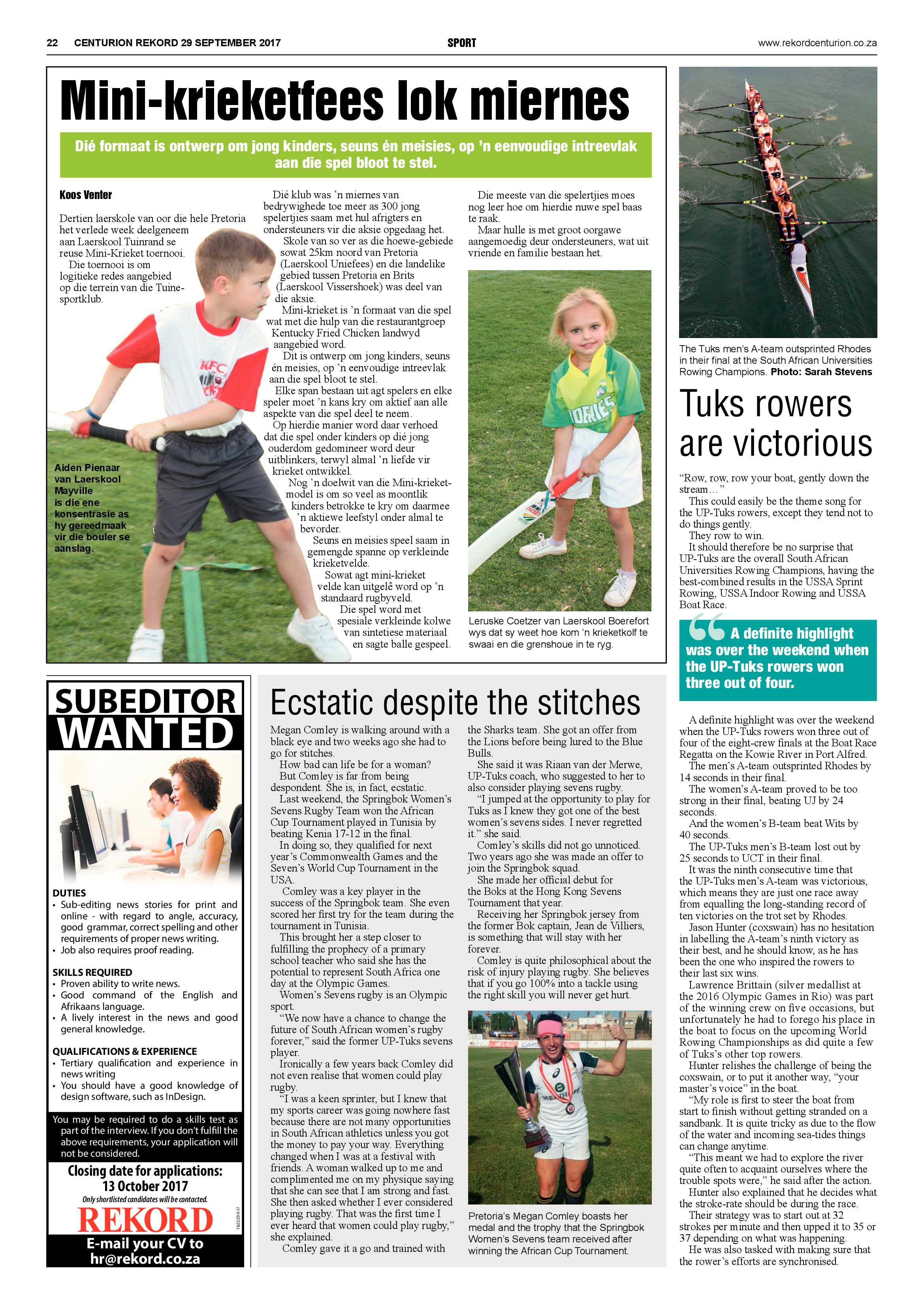 Rekord Centurion 29 September 2017 page 22