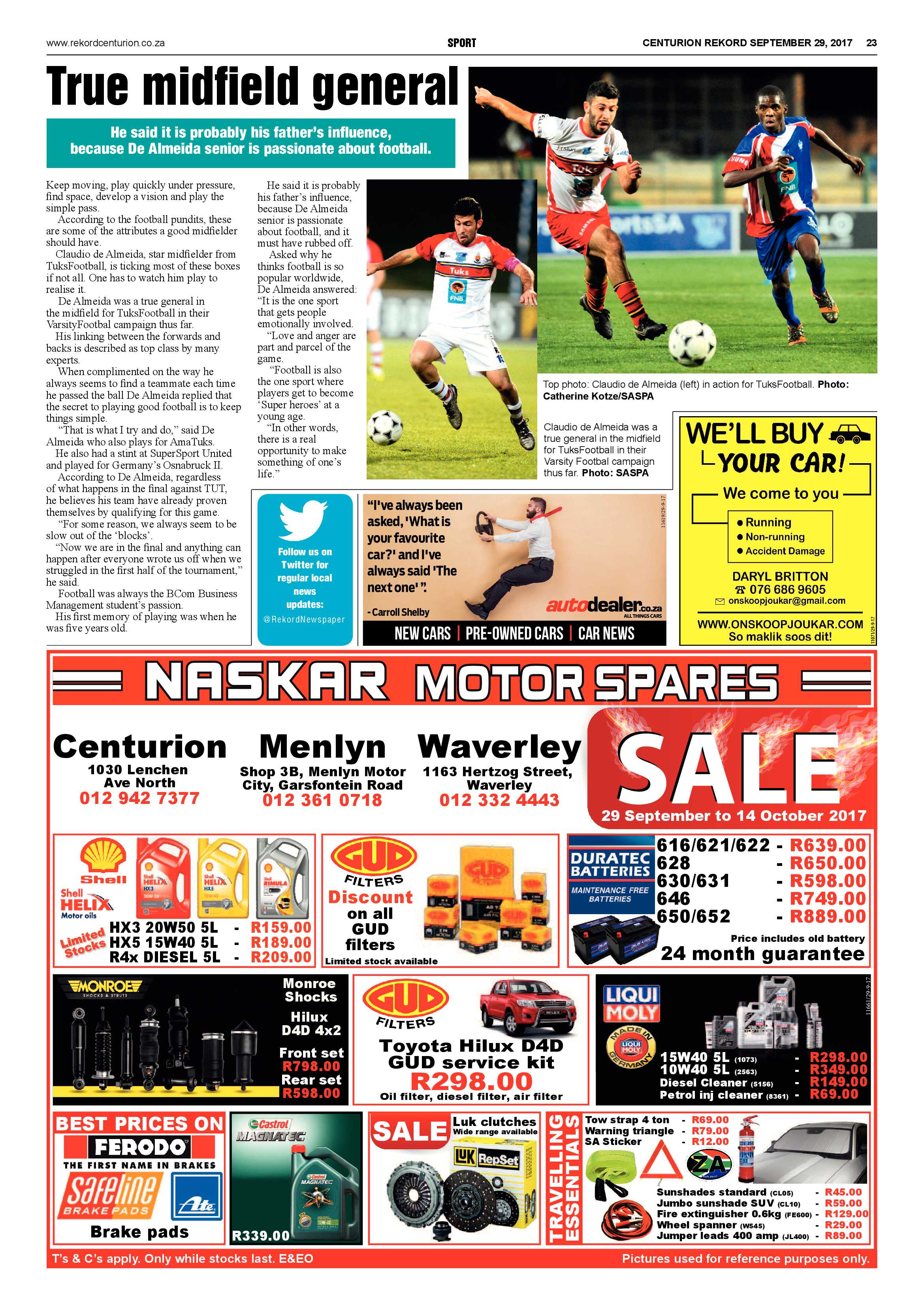 Rekord Centurion 29 September 2017 page 23