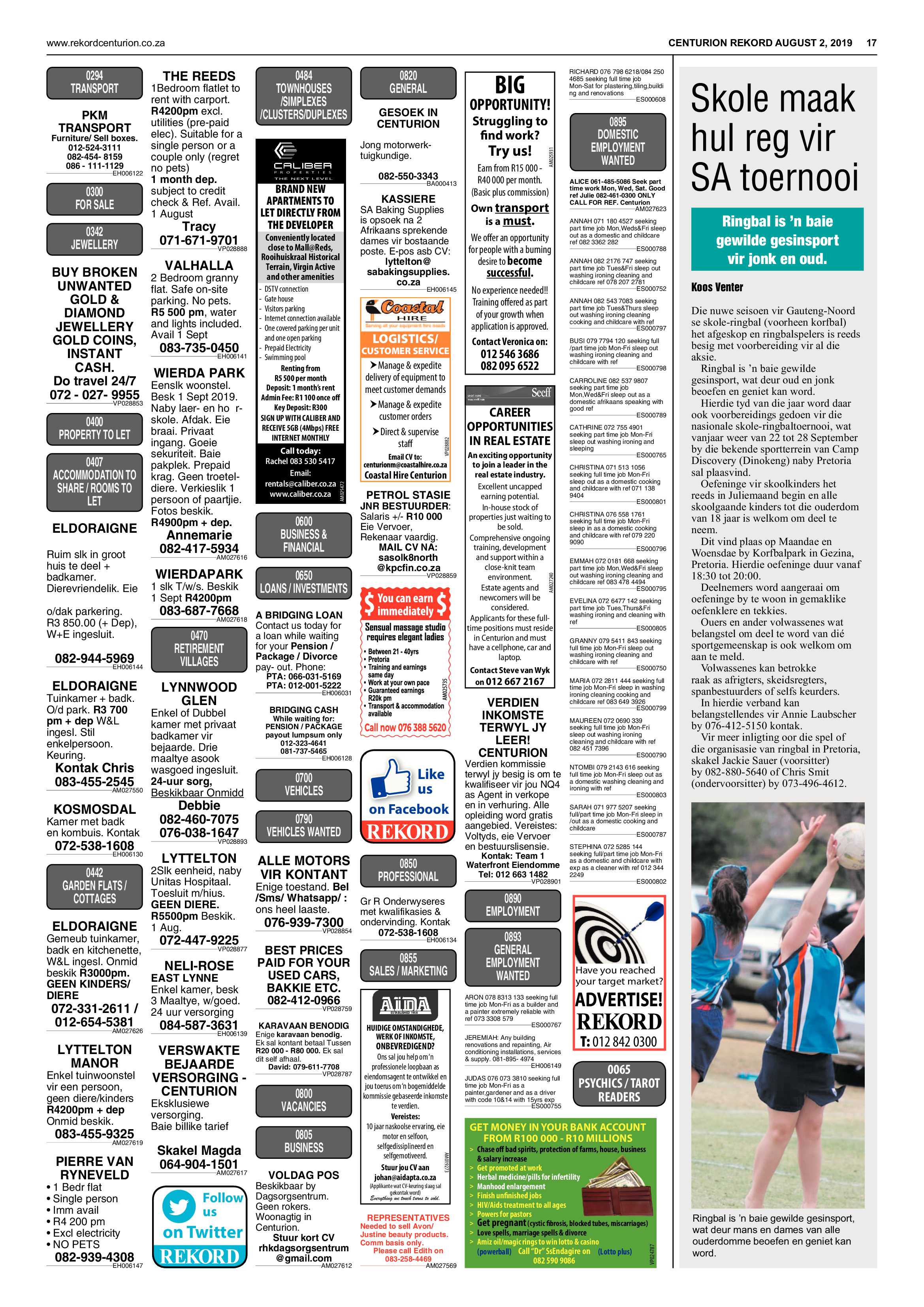 Rekord Centurion 2 August 2019 page 17