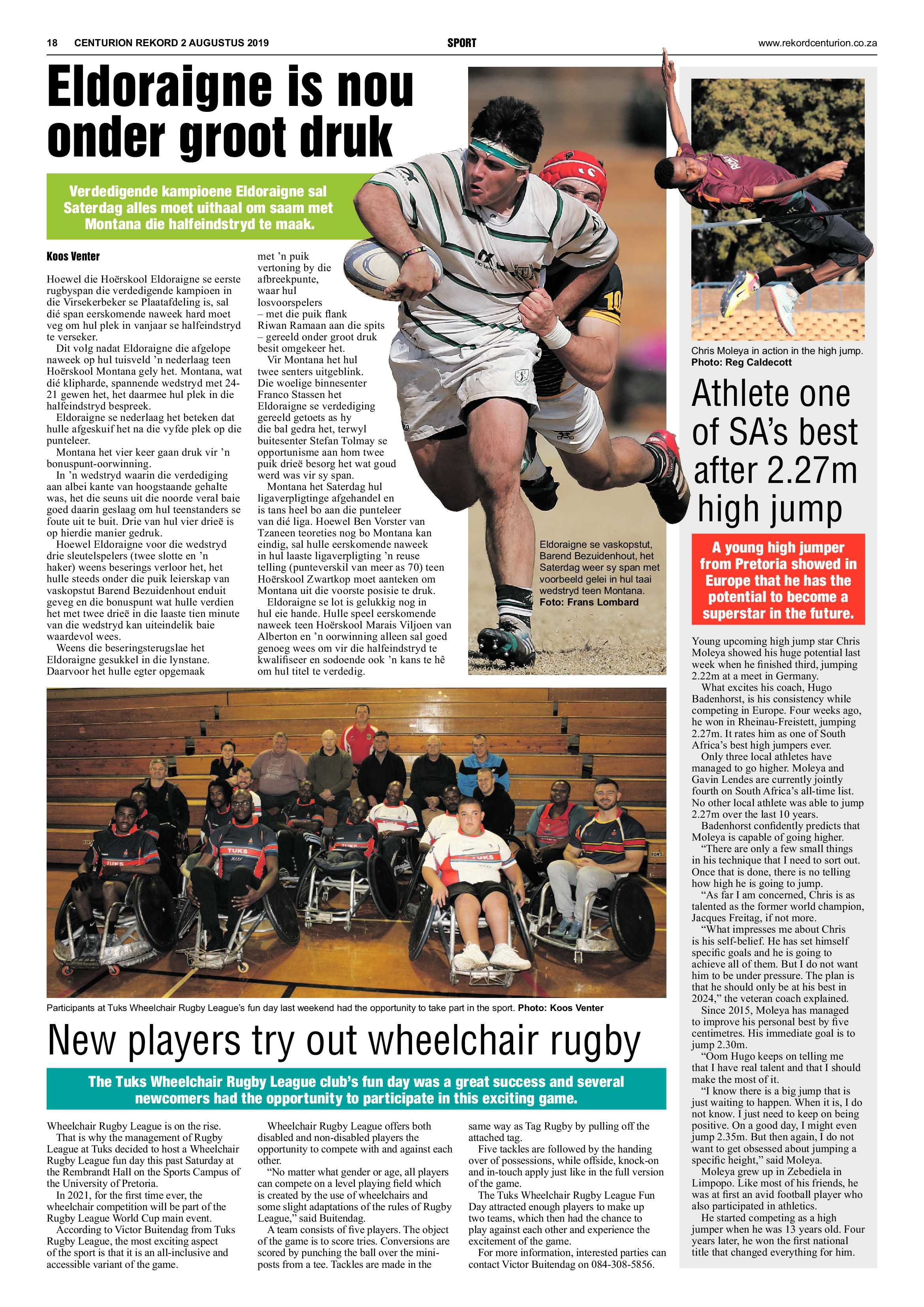 Rekord Centurion 2 August 2019 page 18