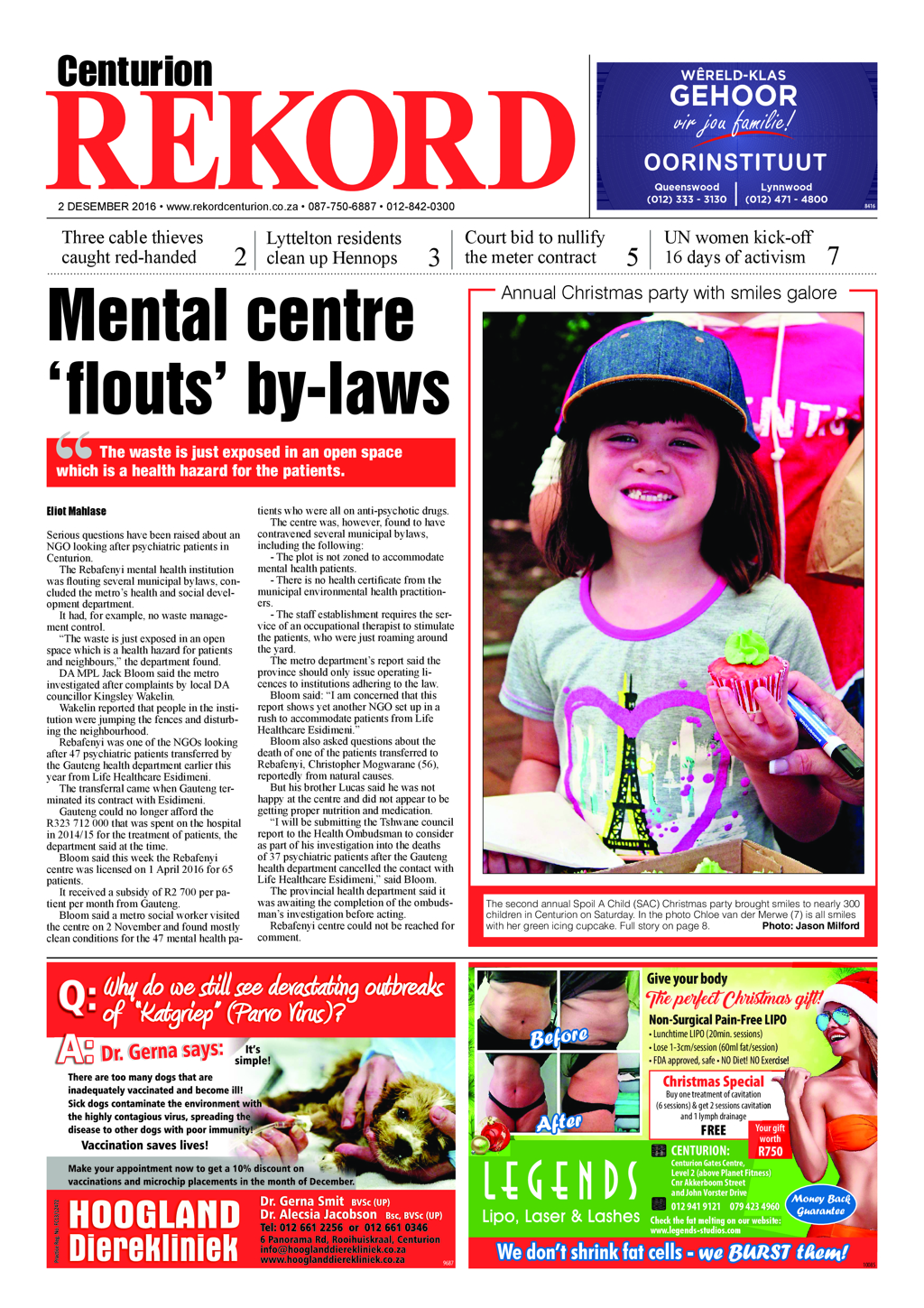 Rekord Centurion 2 December 2016 page 1