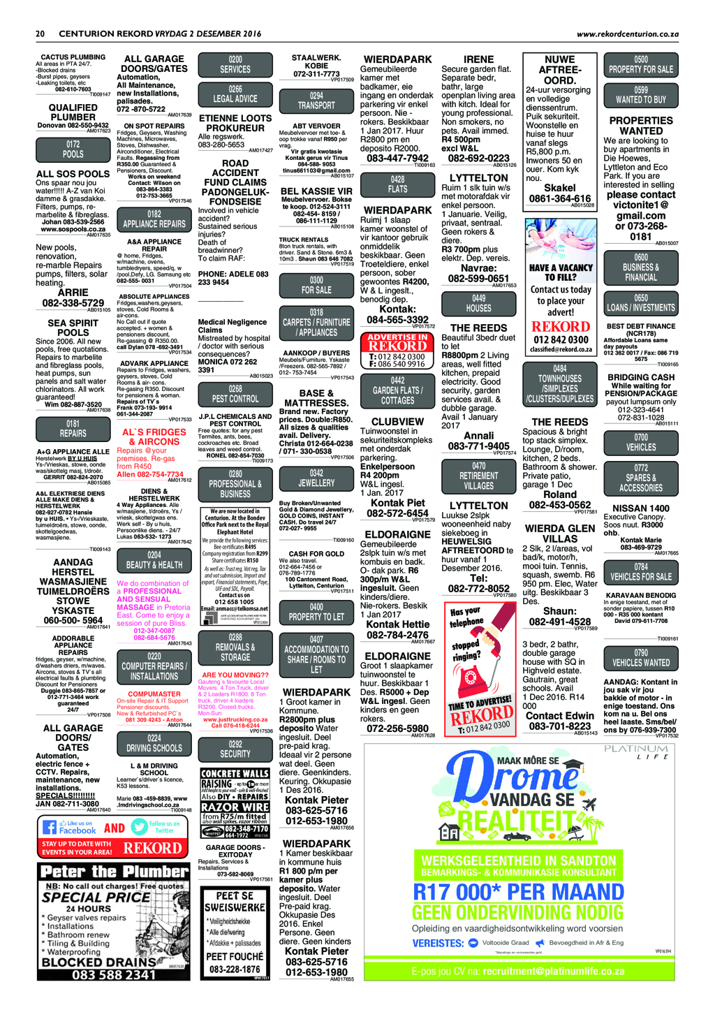 Rekord Centurion 2 December 2016 page 20