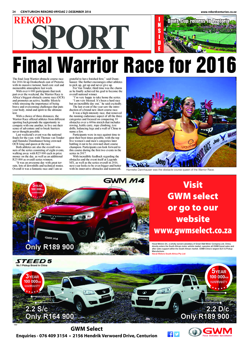 Rekord Centurion 2 December 2016 page 24