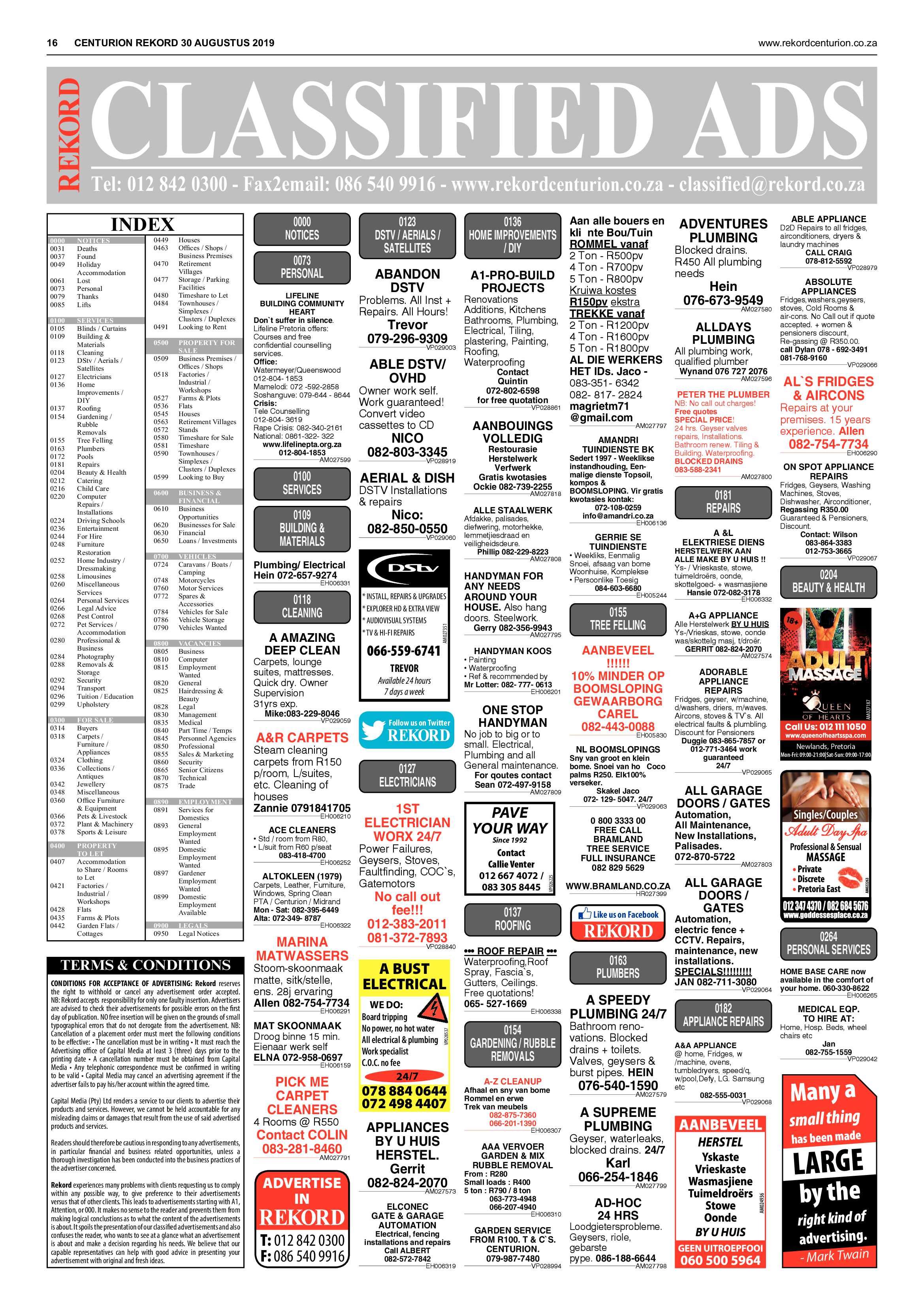 Rekord Centurion 30 August 2019 page 16