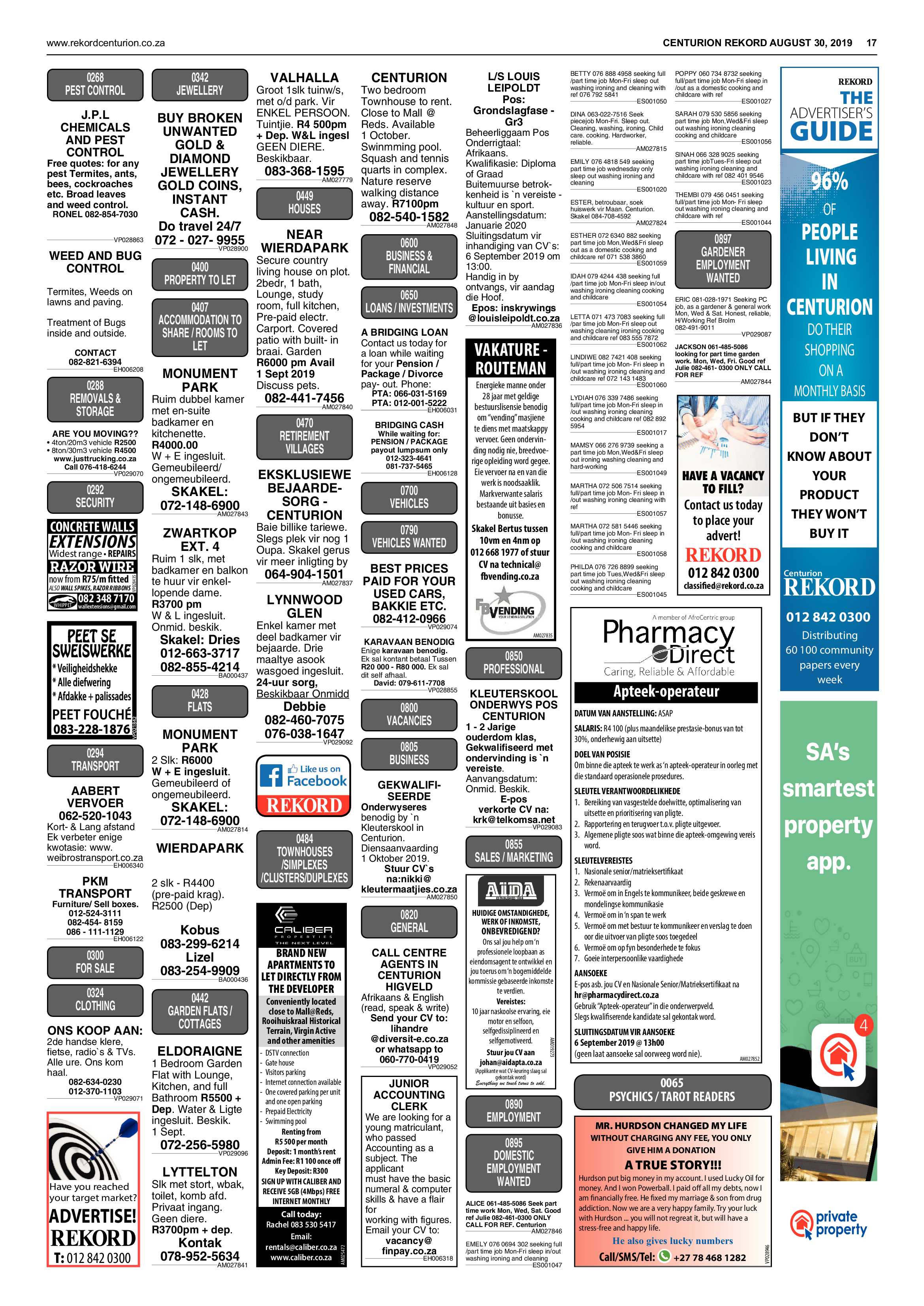 Rekord Centurion 30 August 2019 page 17