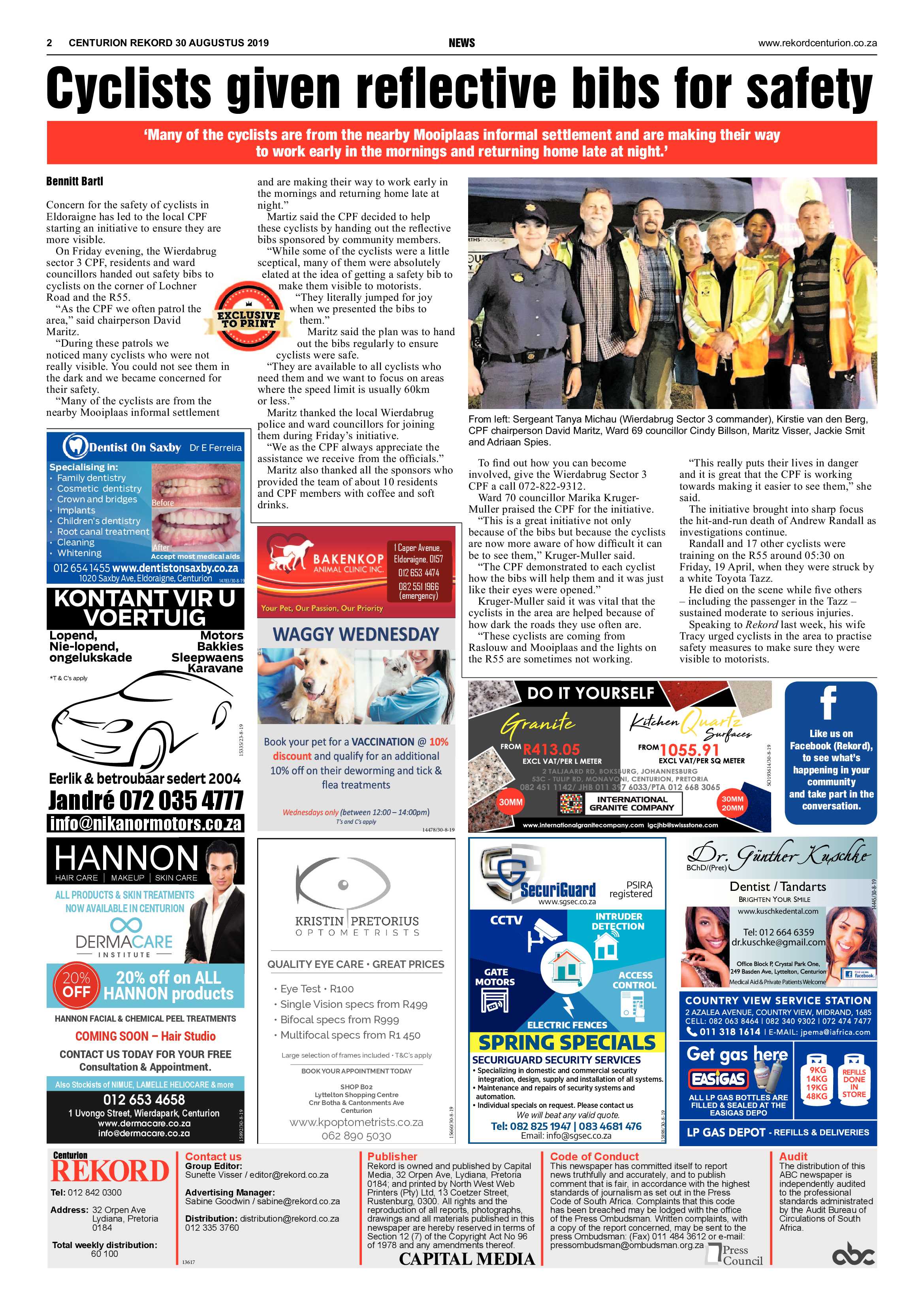 Rekord Centurion 30 August 2019 page 2