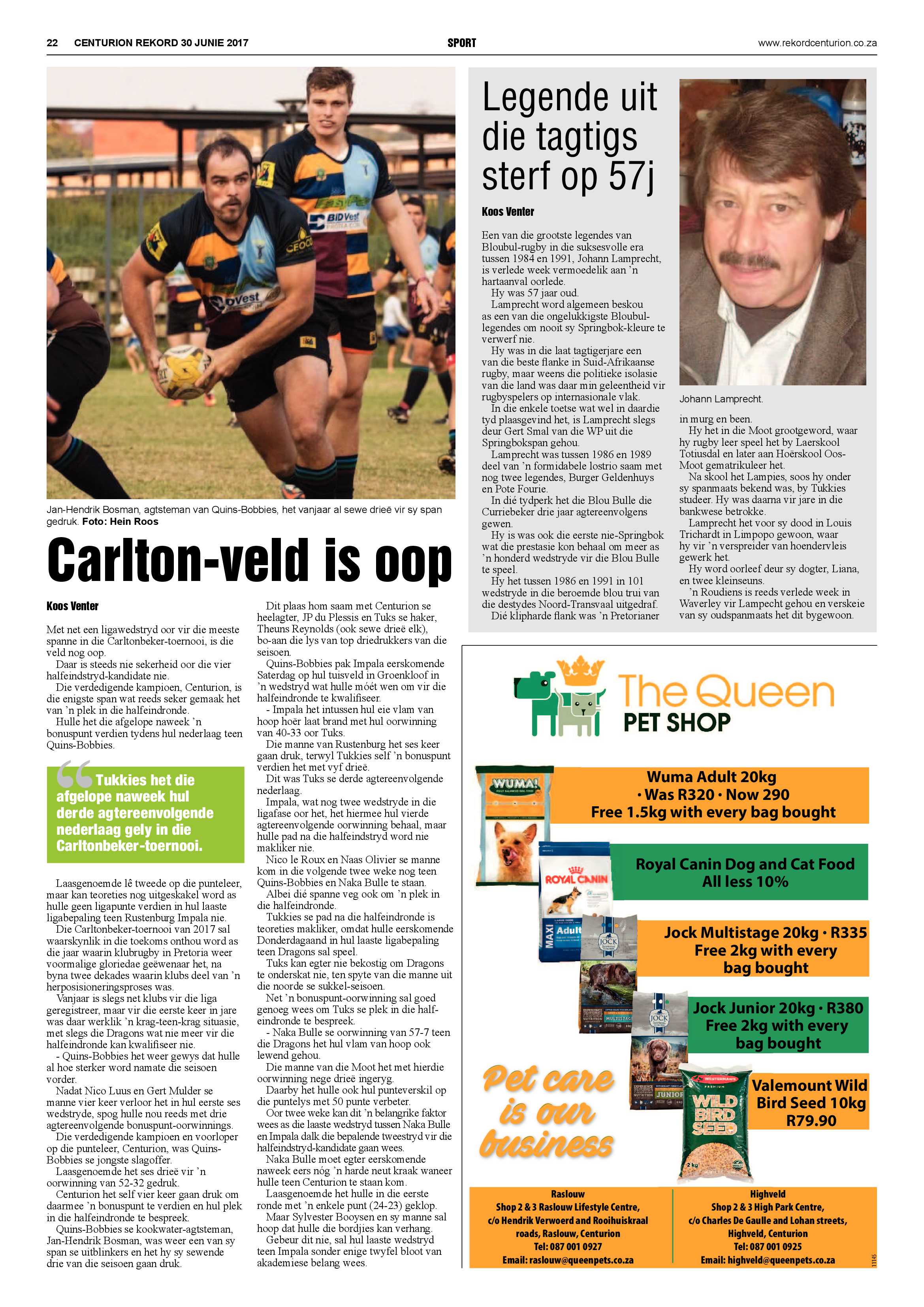 Rekord Centurion 30 June 2017 page 22