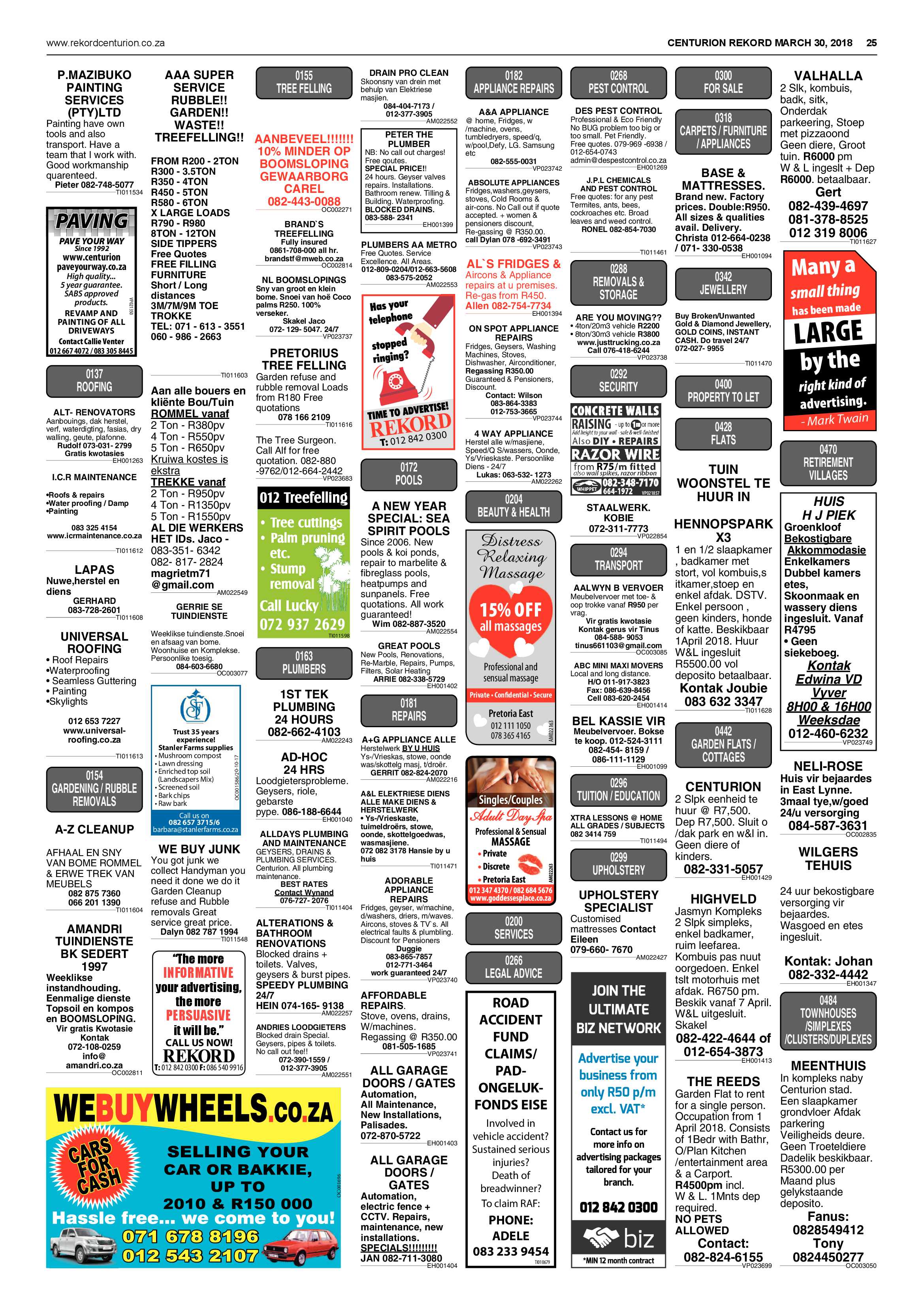 Rekord Centurion 30 March 2018 page 25