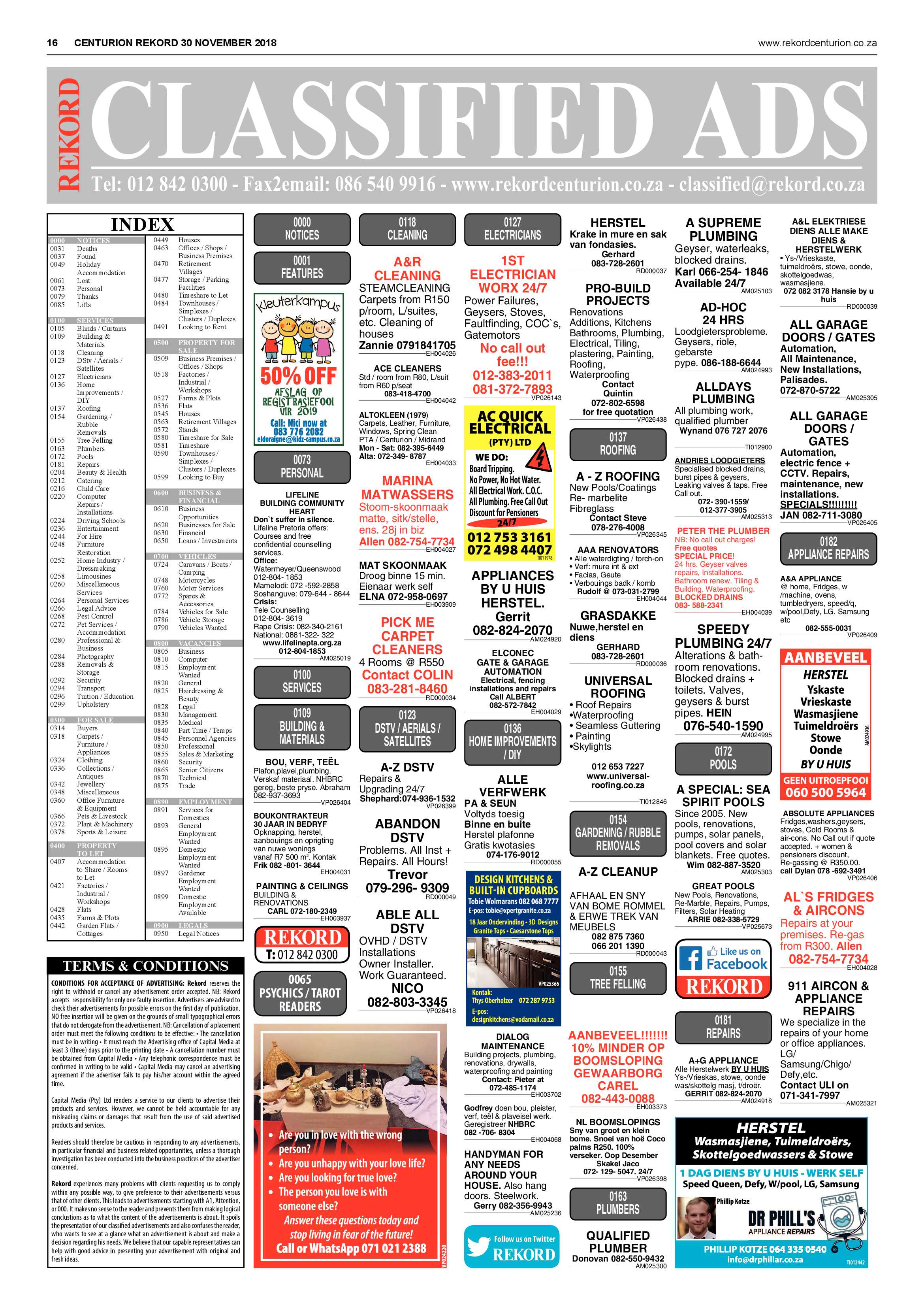 Rekord Centurion 30 November 2018 page 16