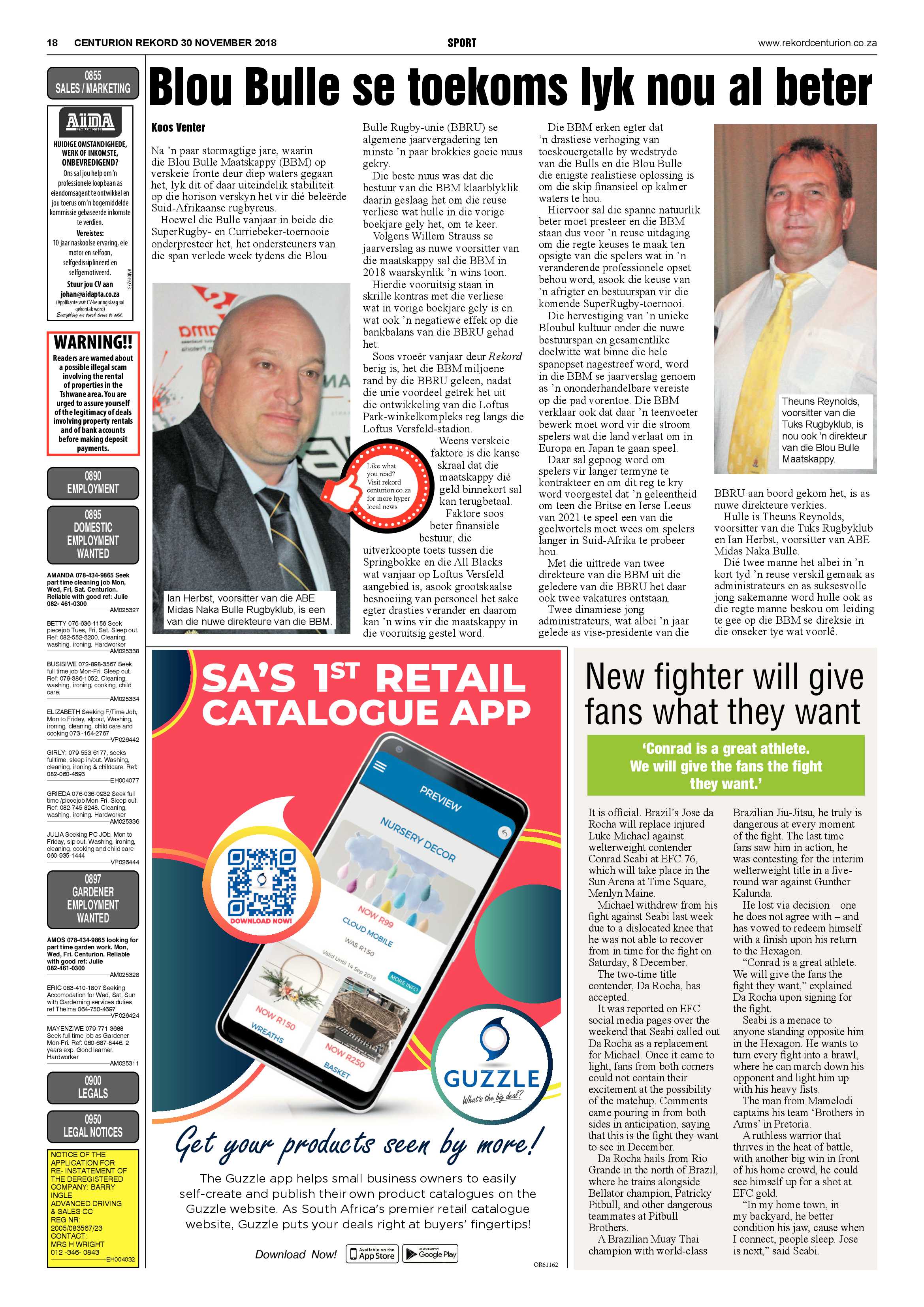 Rekord Centurion 30 November 2018 page 18