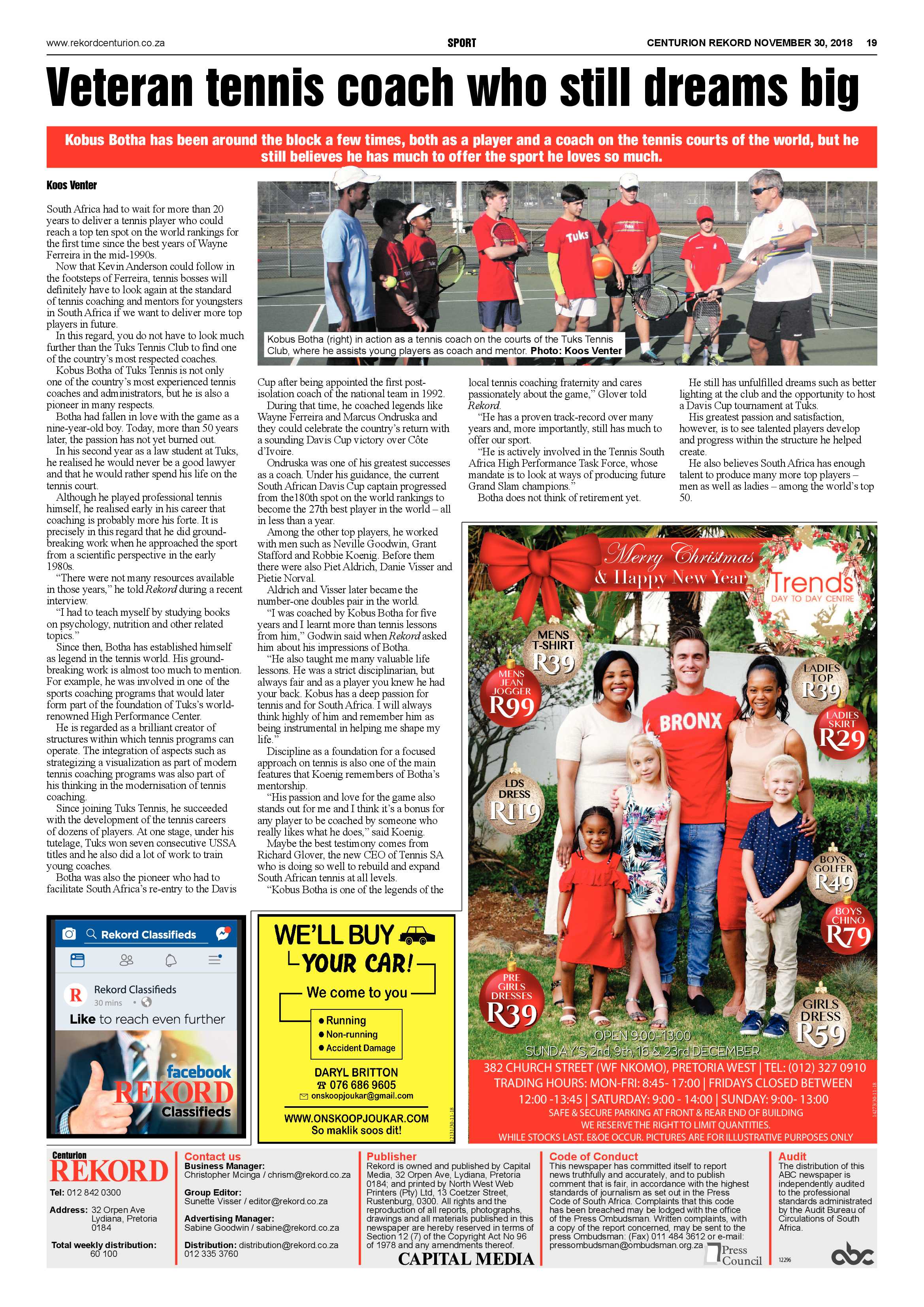 Rekord Centurion 30 November 2018 page 19