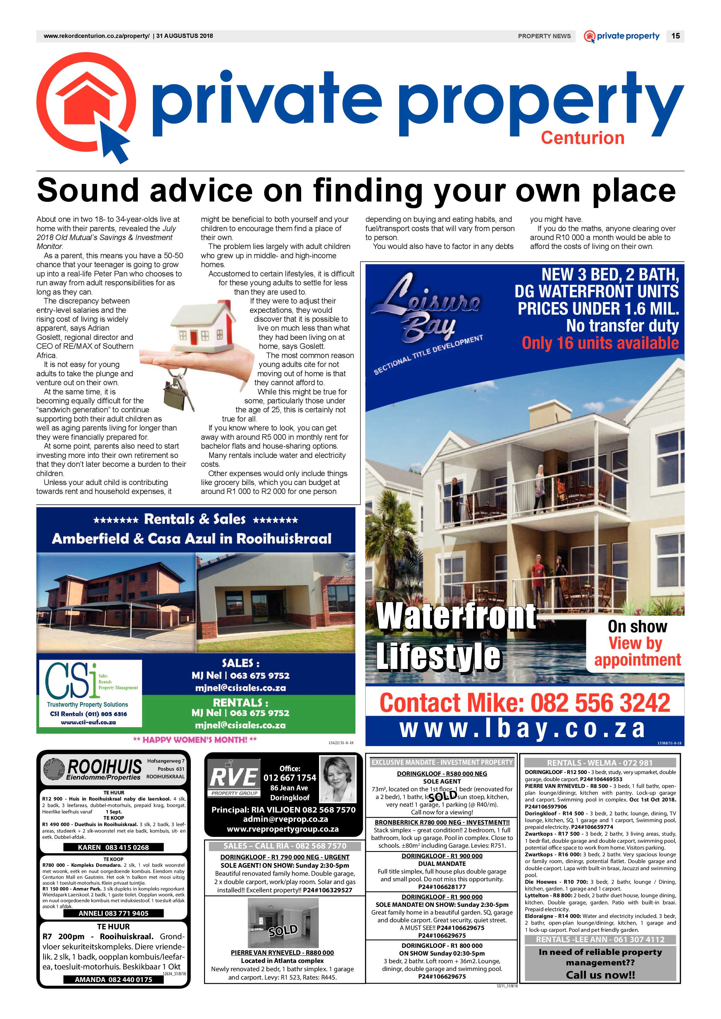 Rekord Centurion 31 August 2018 page 15