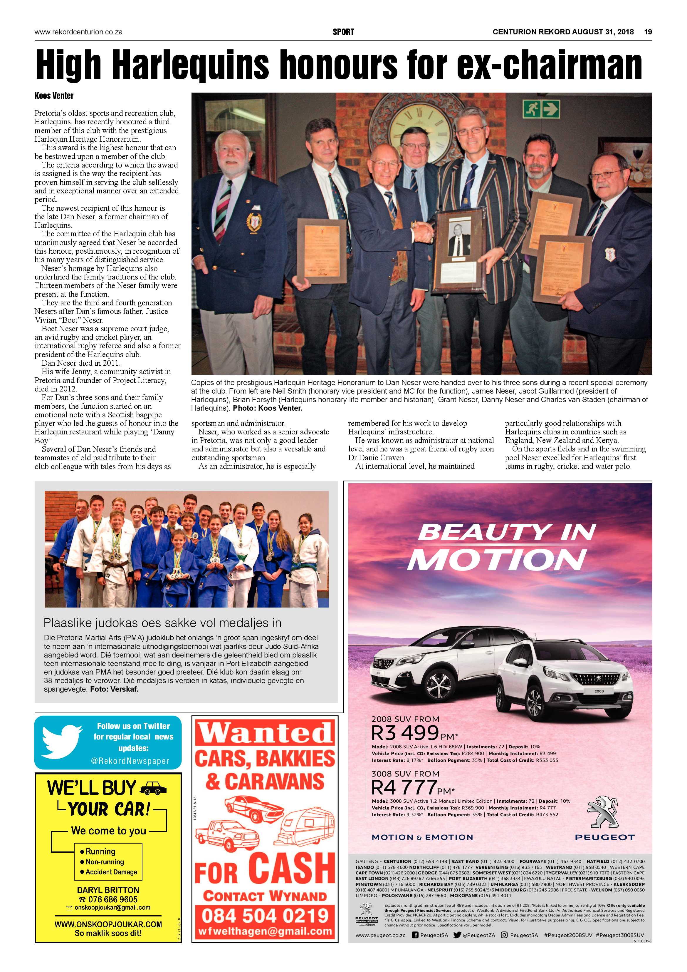 Rekord Centurion 31 August 2018 page 19