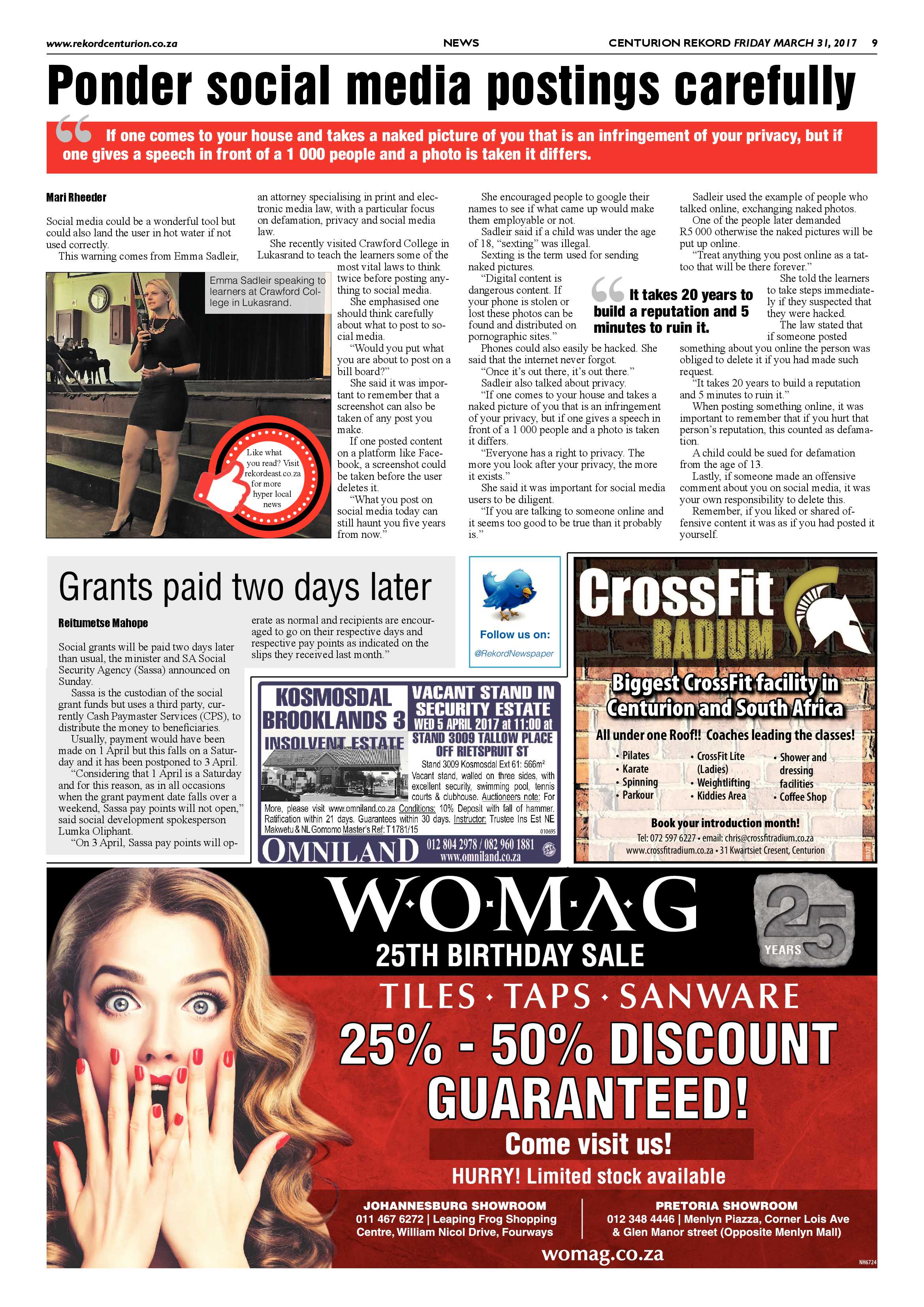 Rekord Centurion 31 March 2017 page 9