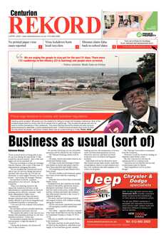 Rekord Centurion 3 April 2020