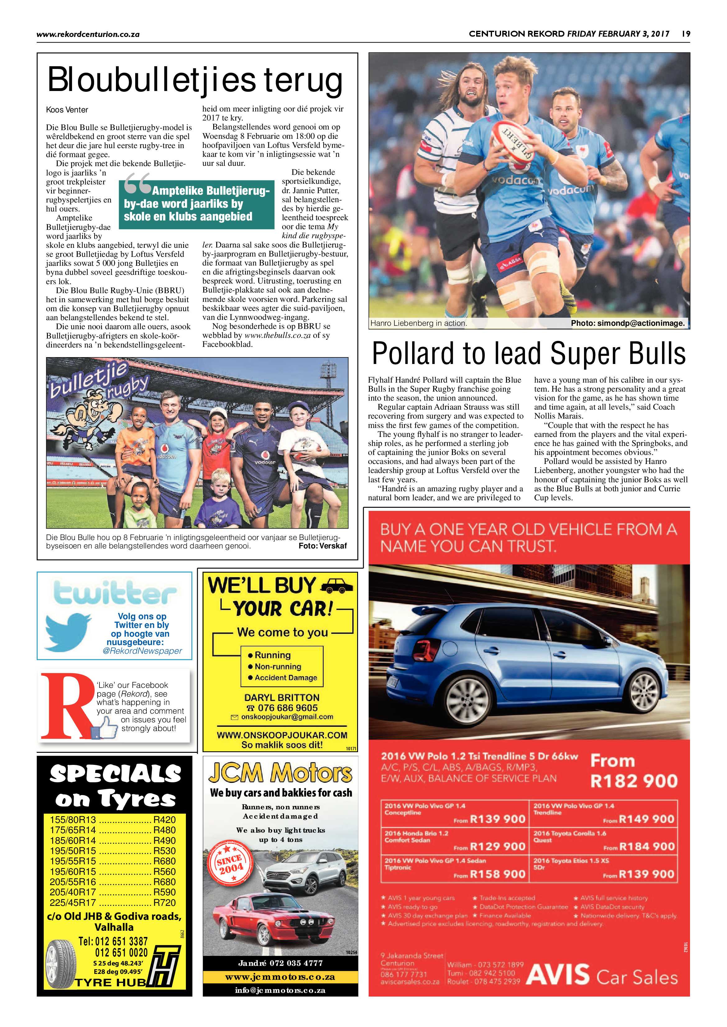 Rekord Centurion 3 February 2017 page 19
